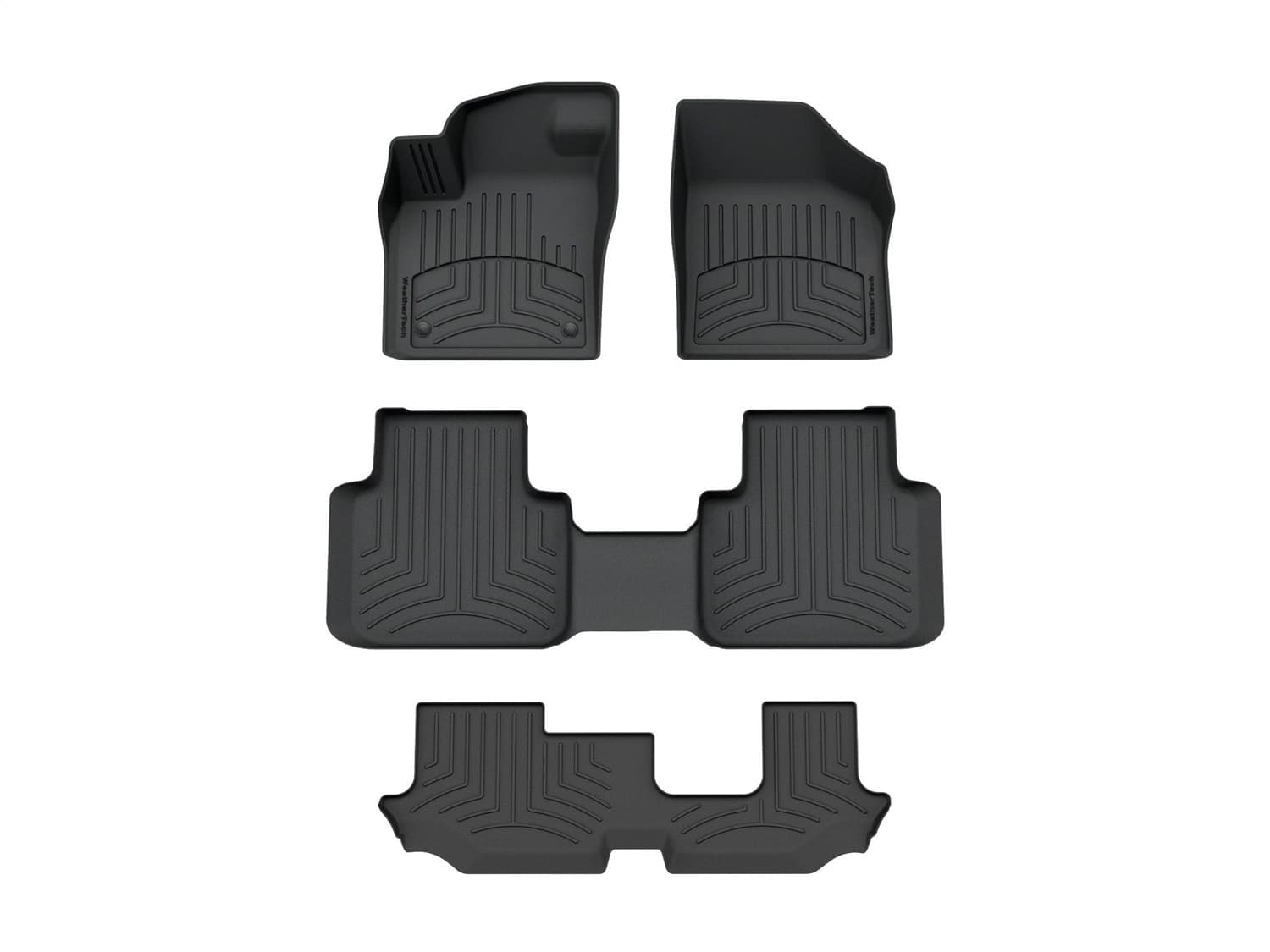 Weathertech - 4415501-441084-4-3IM - Front Rear and Third Row - Floor Mat Set image 1