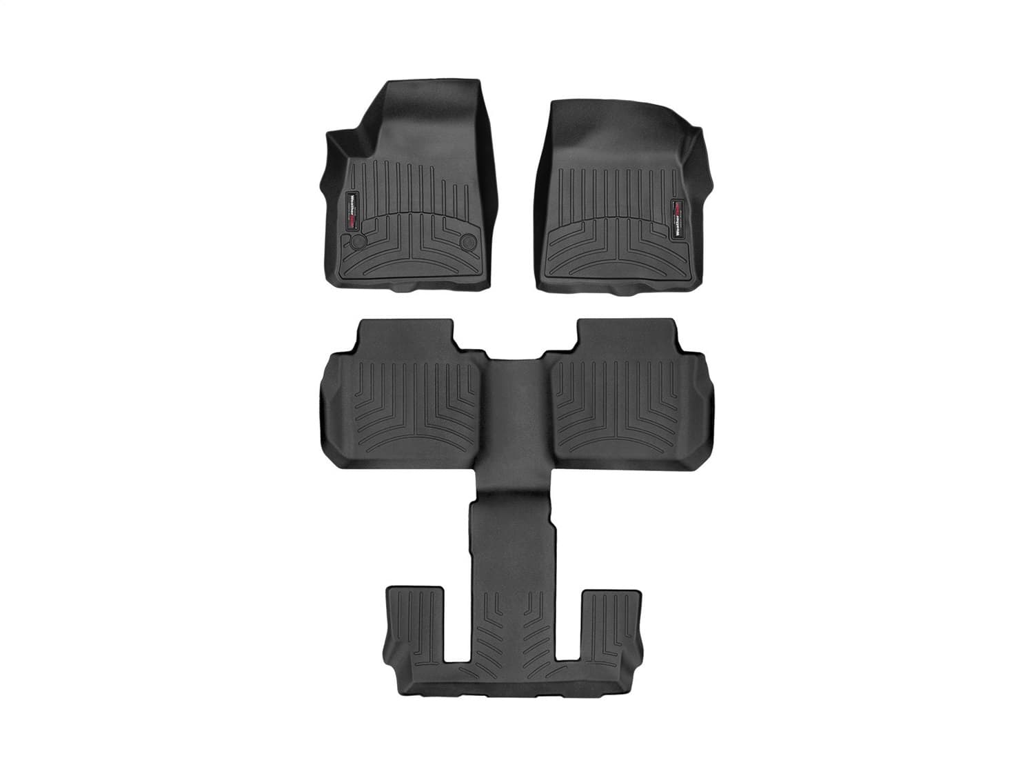 Weathertech - 4415741-4410803 - Front Rear and Third Row - Floor Mat Set image 1