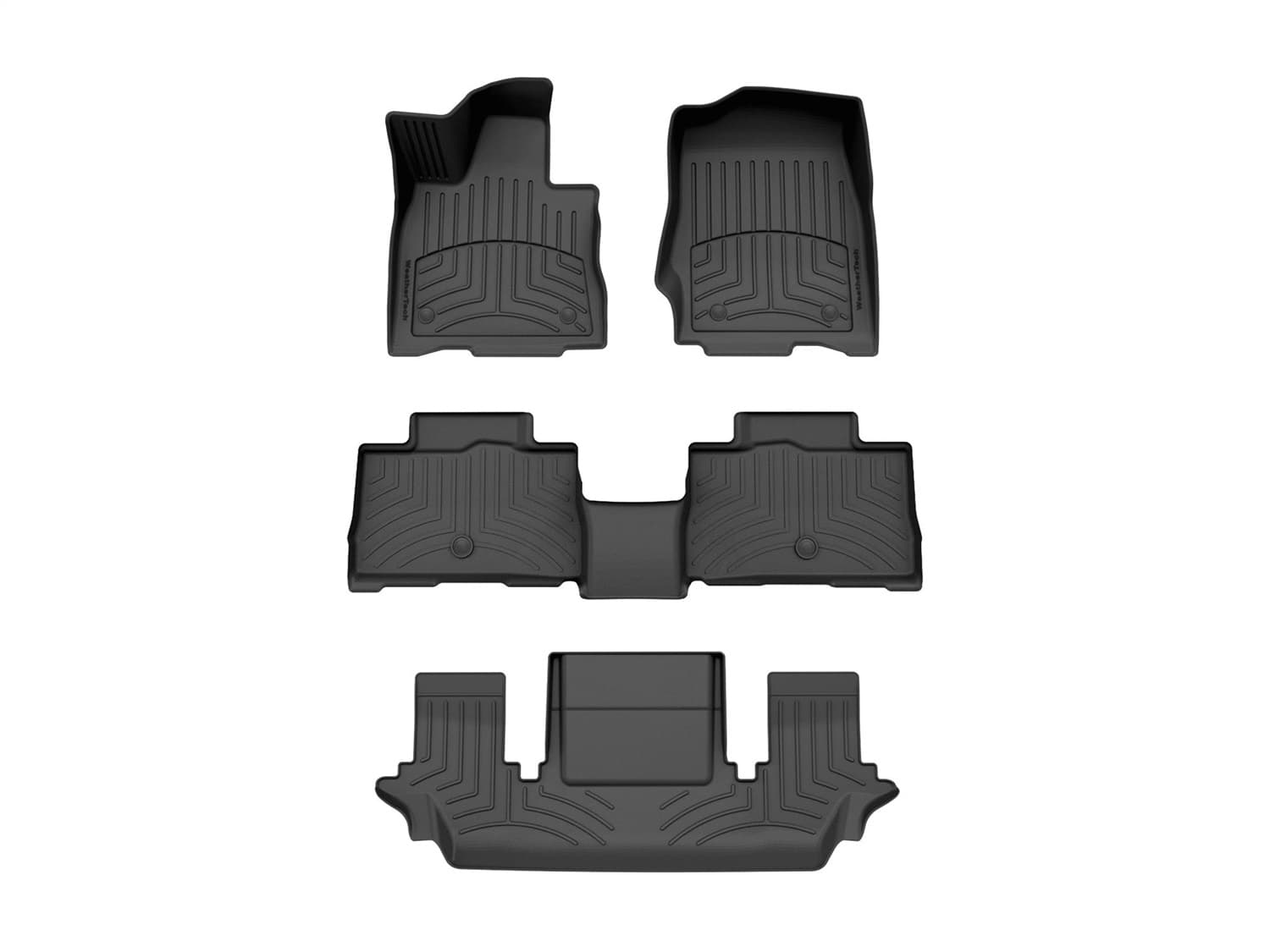 Weathertech - 441576-1-2-3IM - Front Rear and Third Row - Floor Mat Set image 1