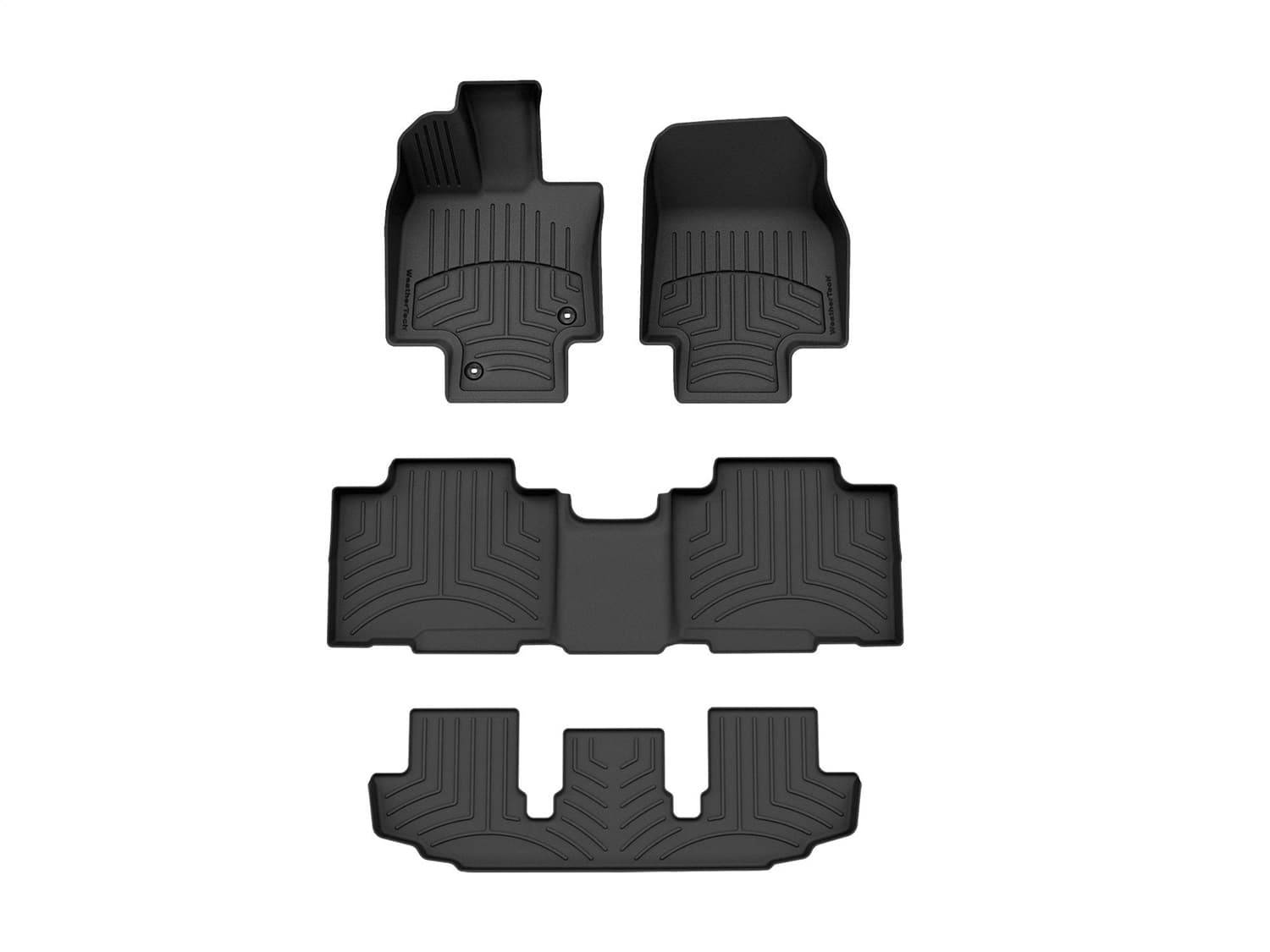 Weathertech - 441609-1-4-3IM - Front Rear and Third Row - Floor Mat Set image 1