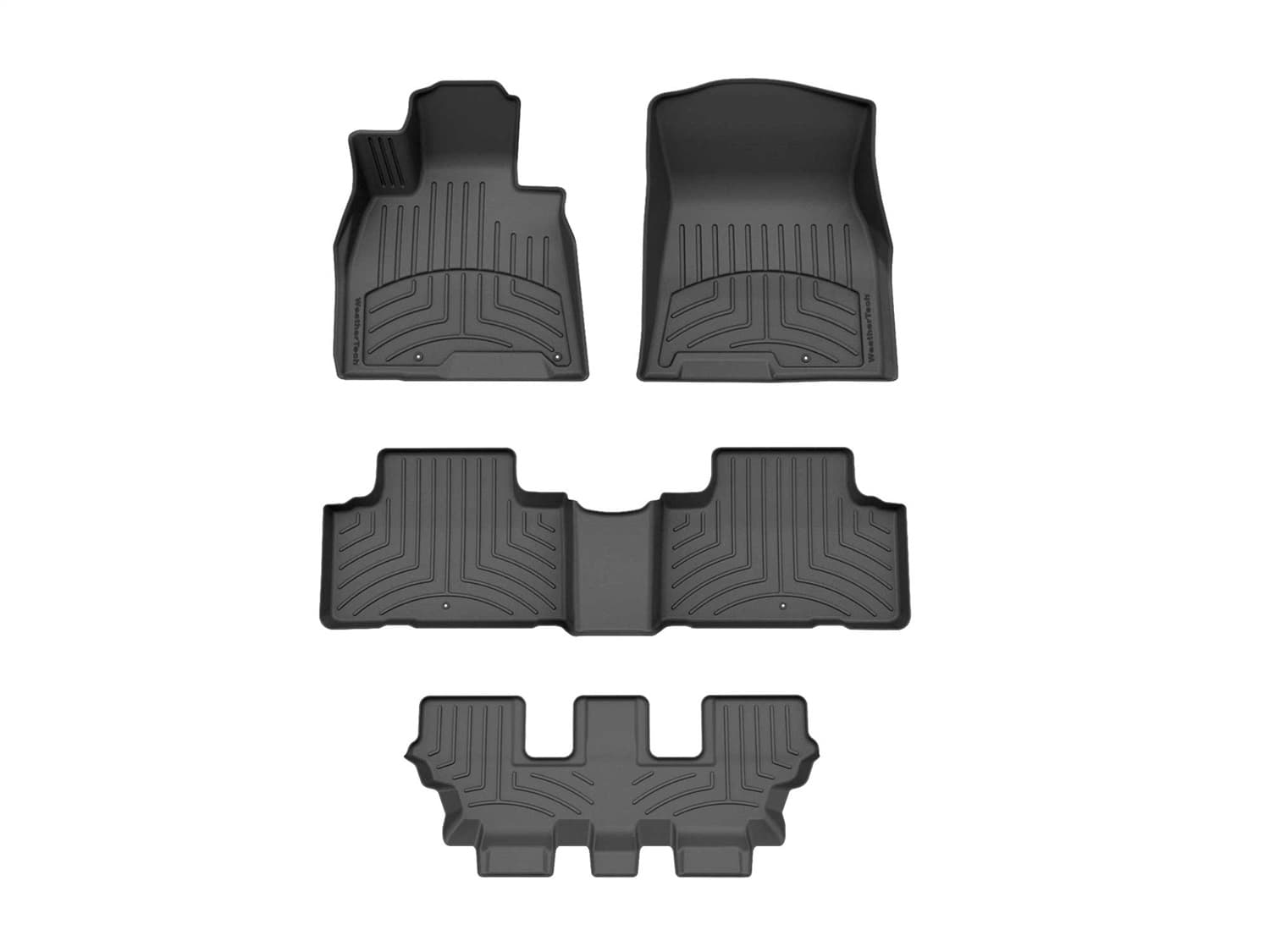 Weathertech - 441621-1-2-3IM - Front Rear and Third Row - Floor Mat Set image 1