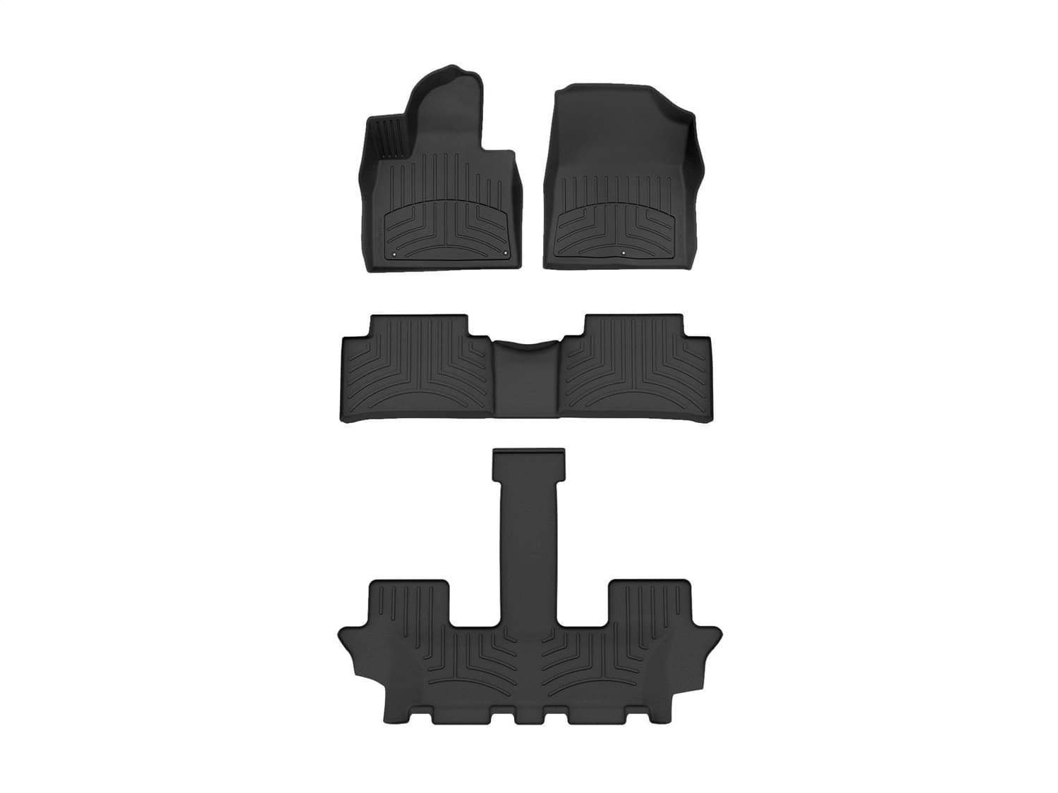 Weathertech - 441650-1-2-3IM - Front Rear and Third Row - Floor Mat Set image 1