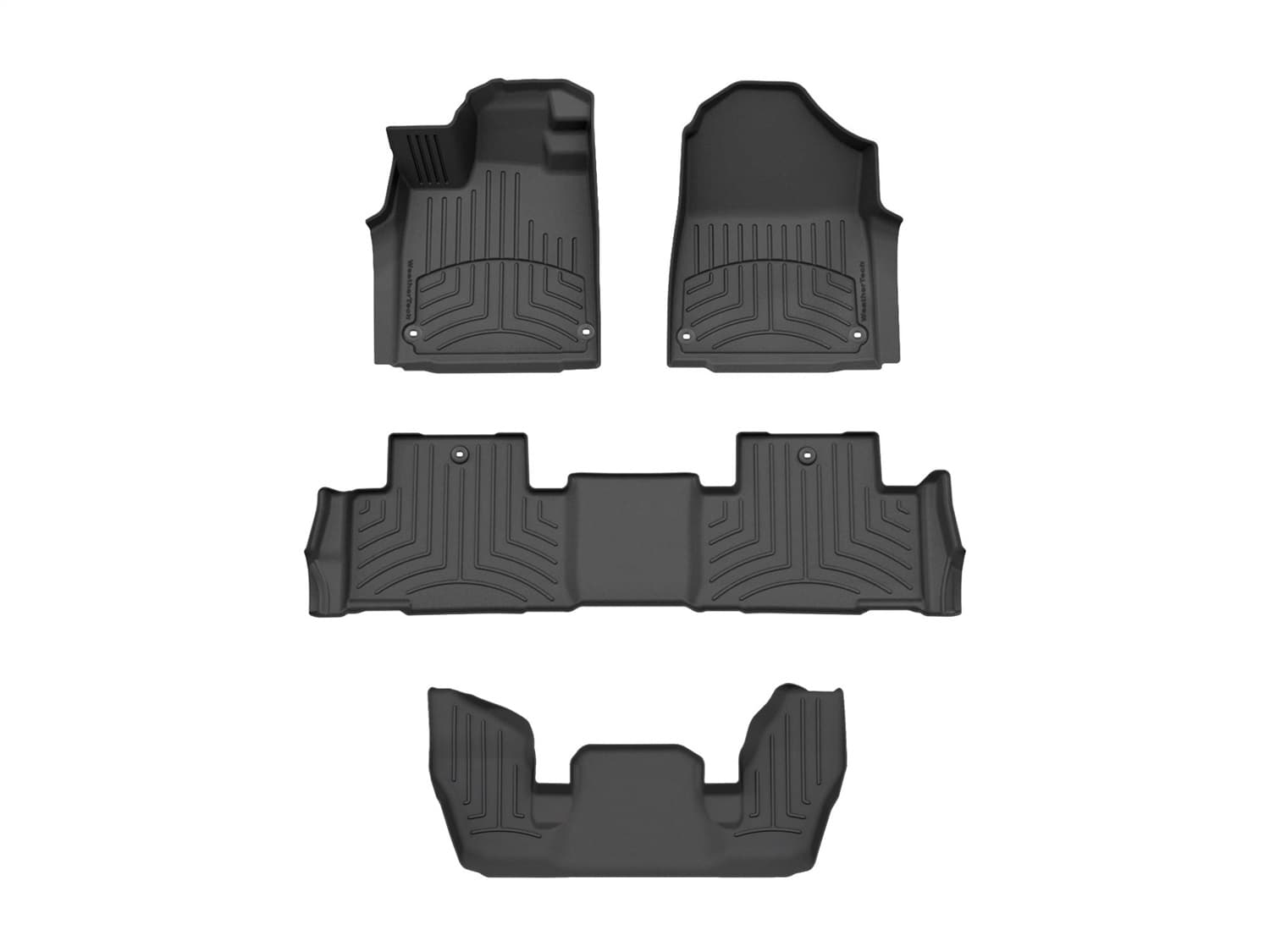 Weathertech - 441669-1-2-3IM - Front Rear and Third Row - Floor Mat Set image 1