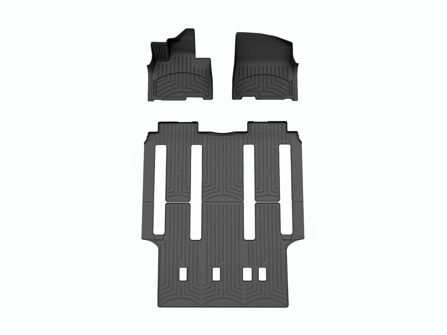 Weathertech - 441672-1-3IM - Front Rear and Third Row - Floor Mat Set image 1