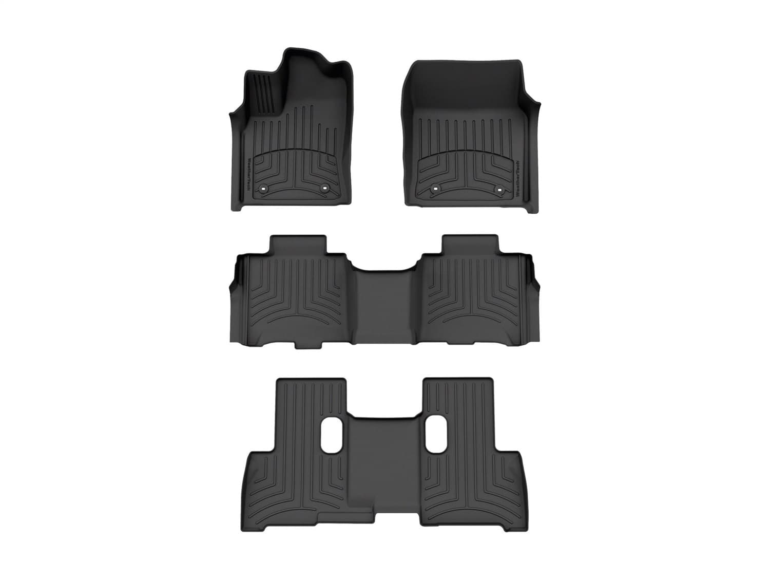 Weathertech - 441784-1-2-3IM - Front Rear and Third Row - Floor Mat Set image 1