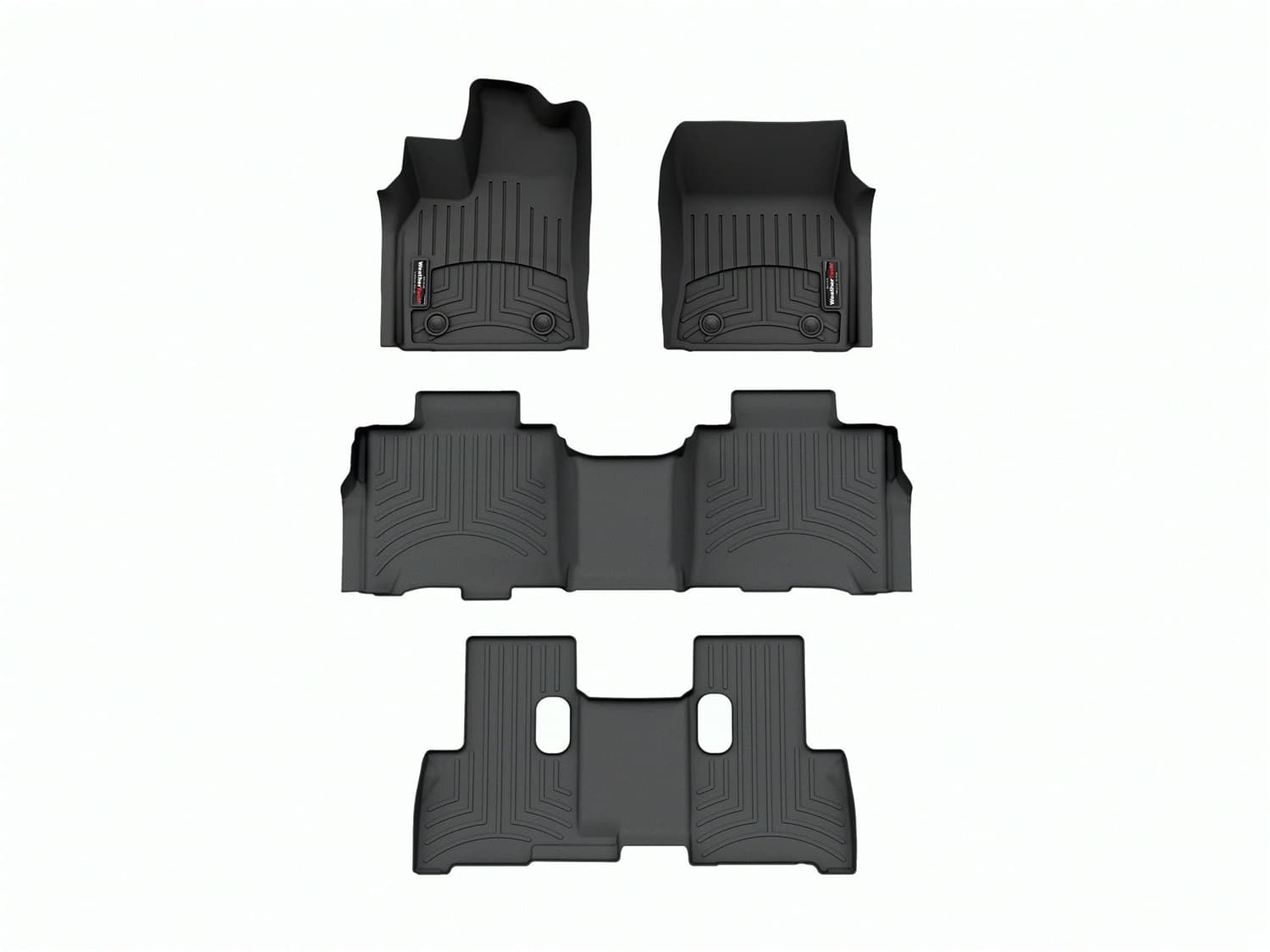 Weathertech - 441784-1-2-3 - Front Rear and Third Row - Floor Mat Set image 1