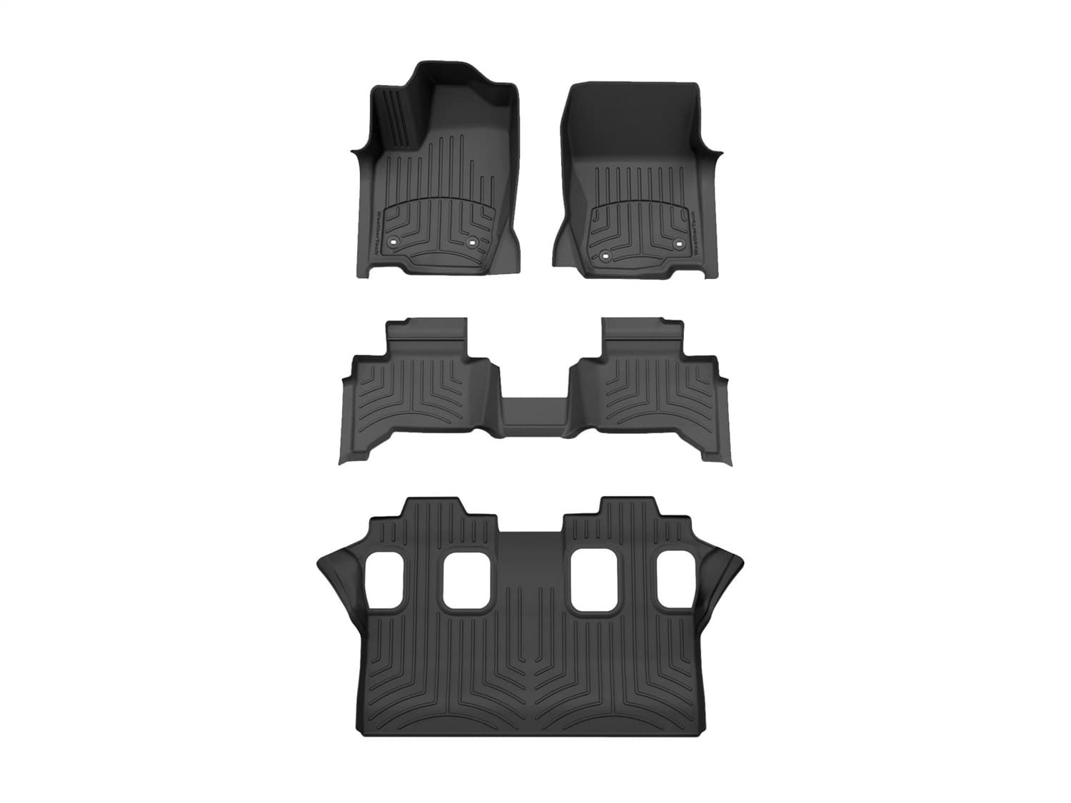 Weathertech - 441874-1-2-5IM - Front Rear and Third Row - Floor Mat Set image 1