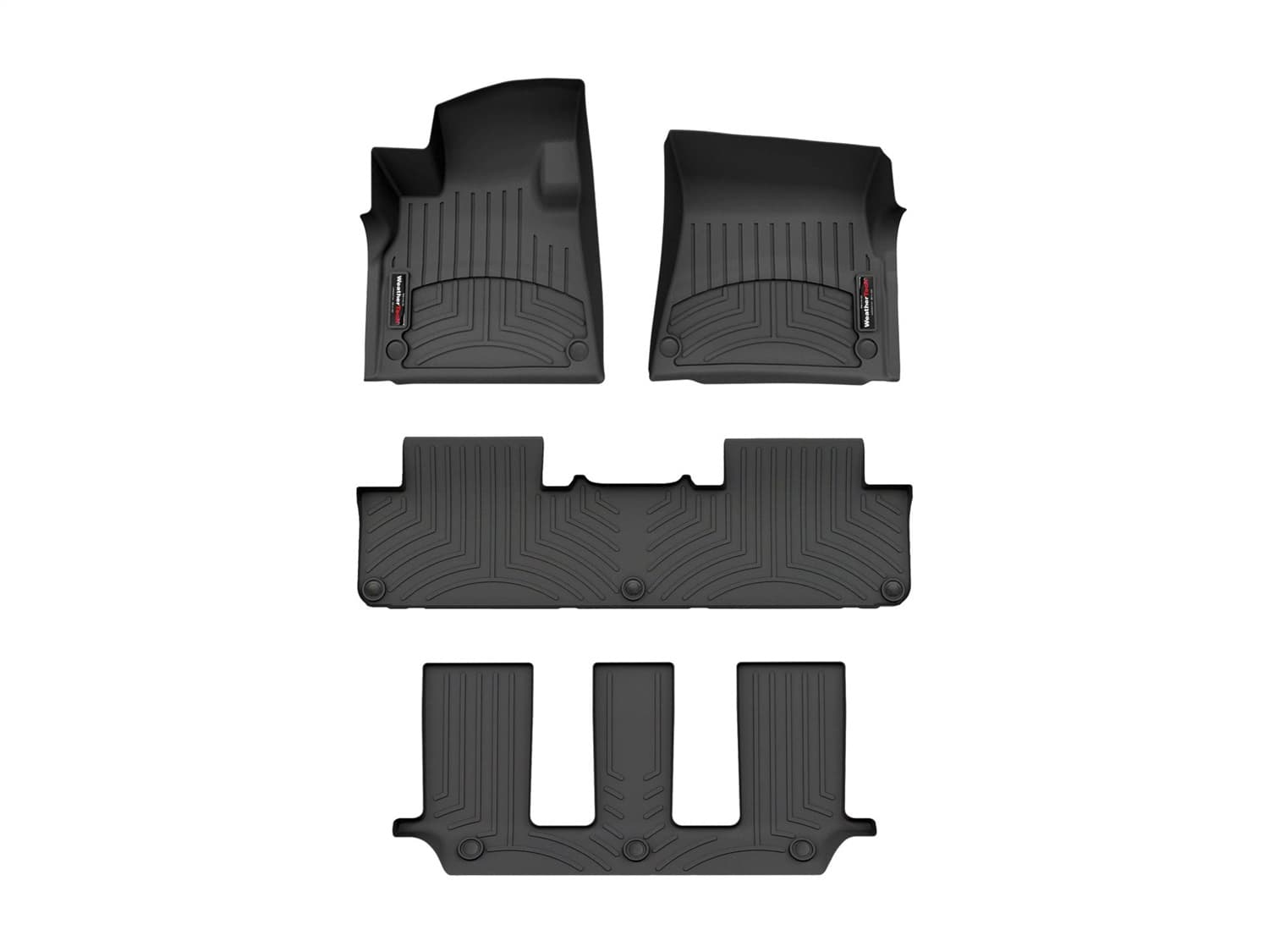 Weathertech - 4419581-441777-2-3 - Front Rear and Third Row - Floor Mat Set image 1