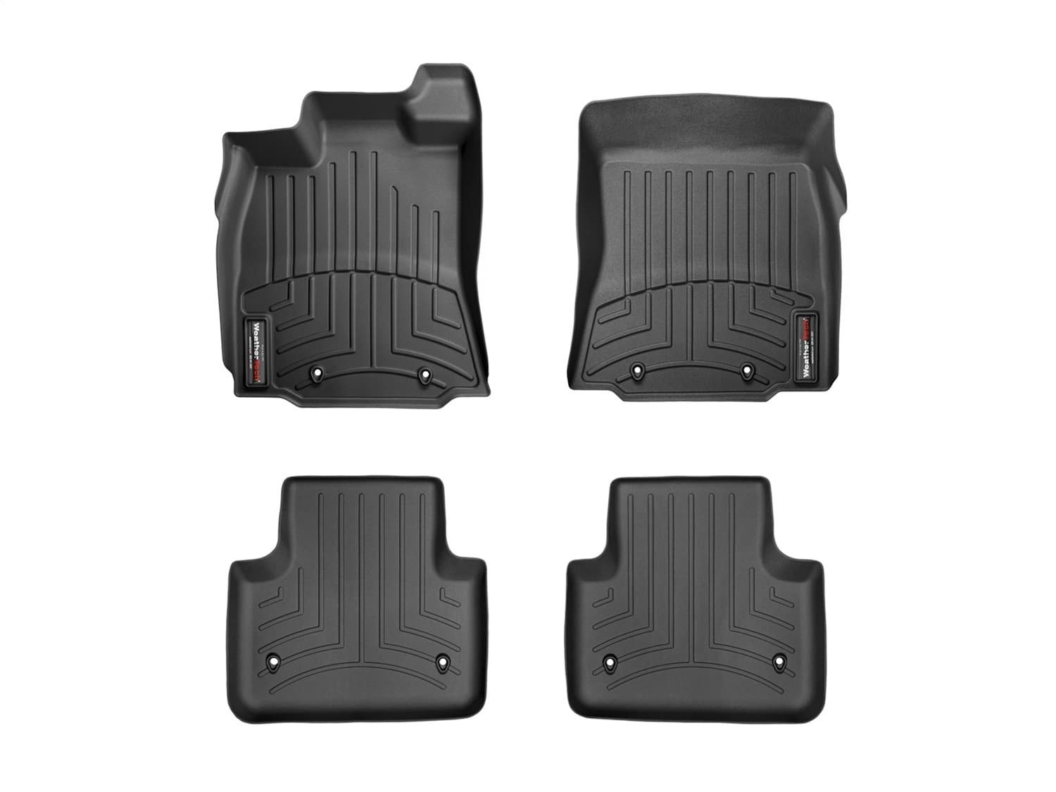 Weathertech - 44447-1-3 - Front and Rear - Floor Mat Set image 1