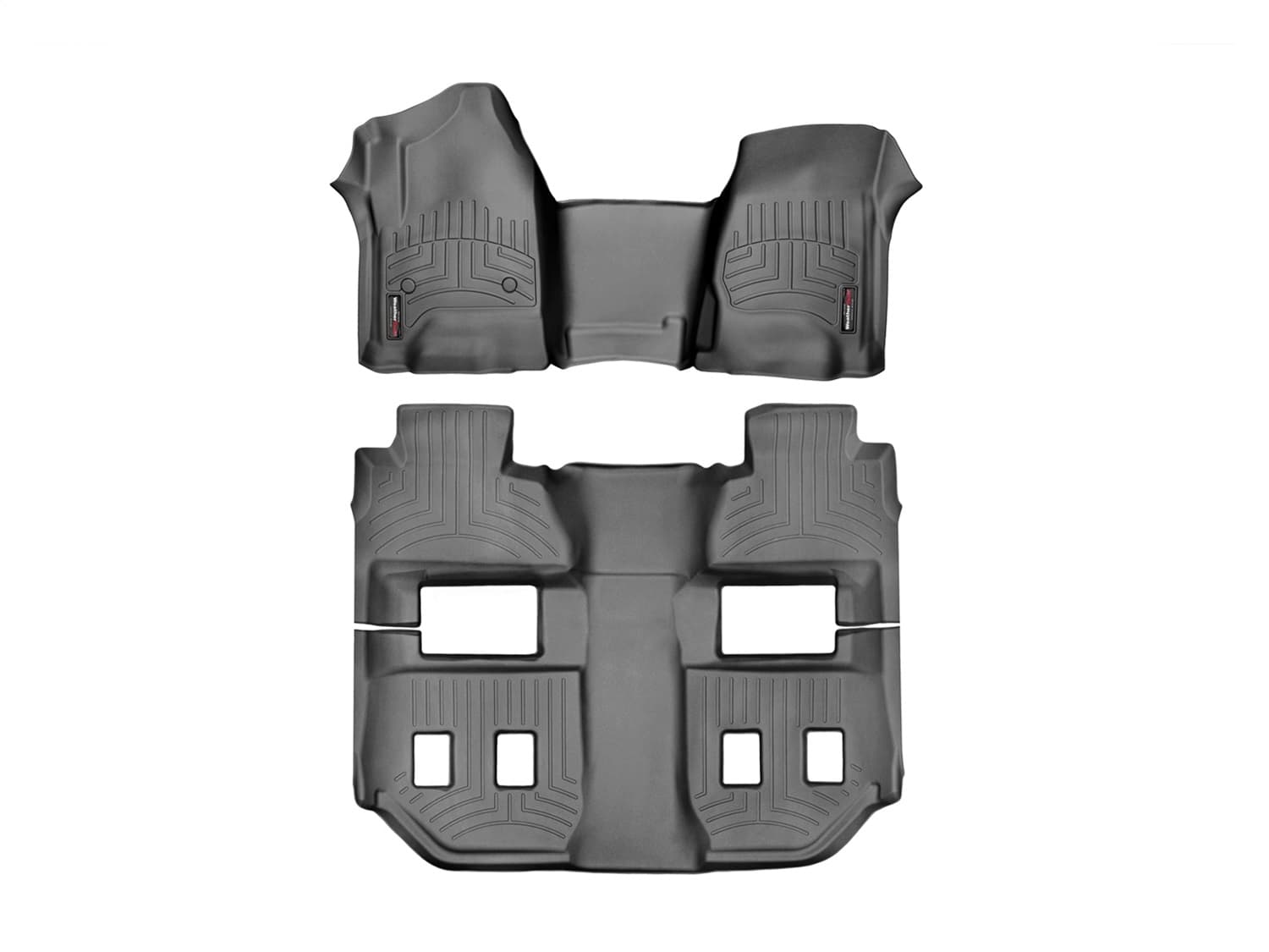 Weathertech - 445431-446073 - Front Rear and Third Row - Floor Mat Set image 1