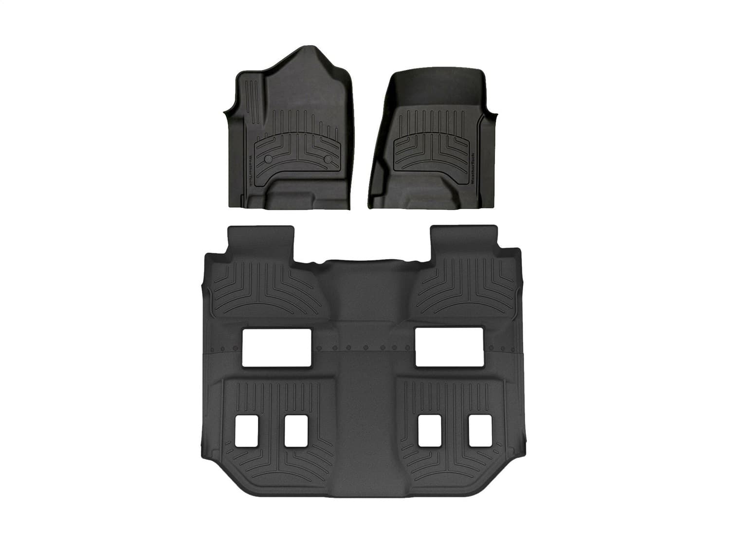 Weathertech - 44607-1-3IM - Front Rear and Third Row - Floor Mat Set image 1