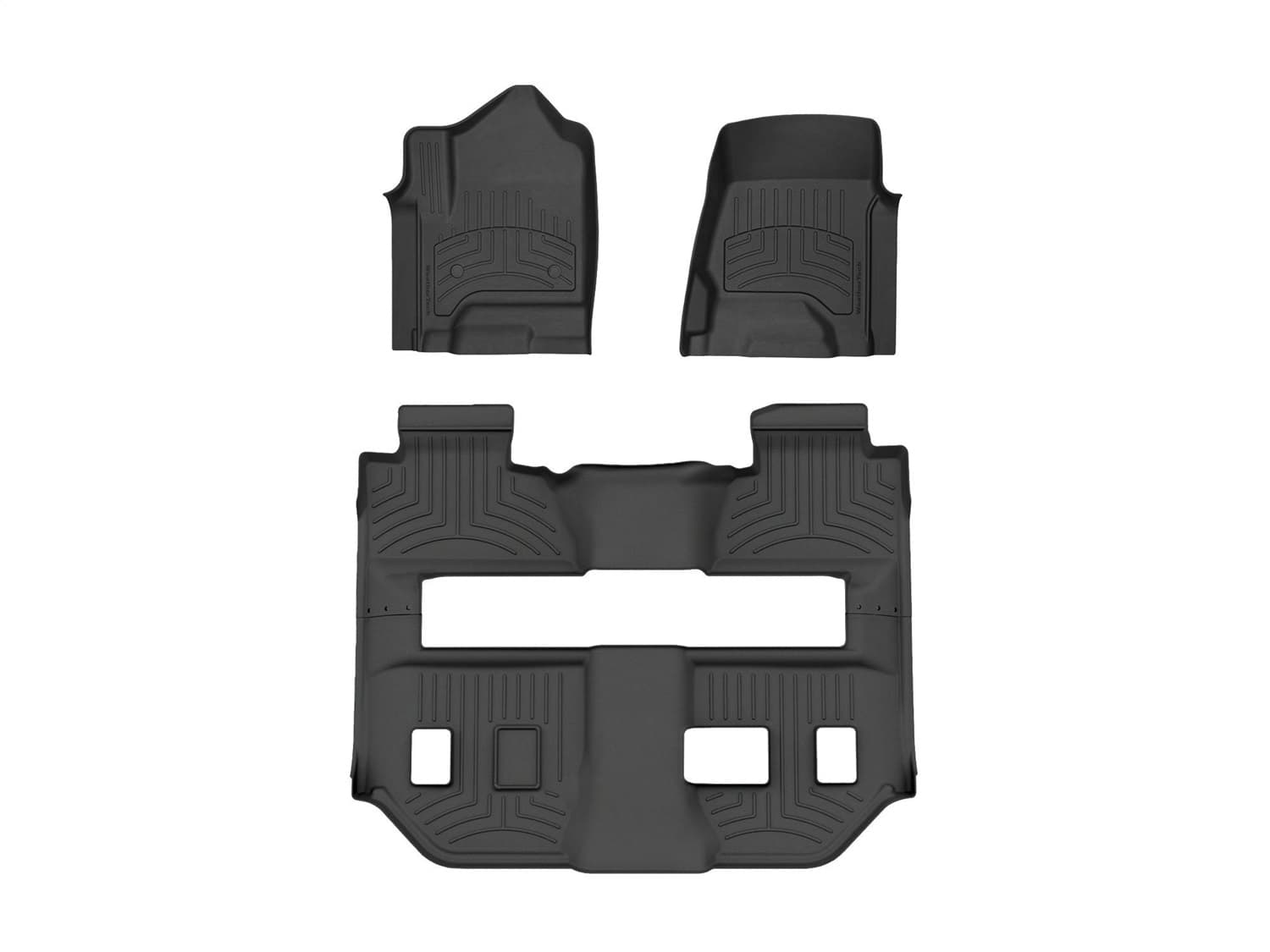 Weathertech - 44607-1-8IM - Front Rear and Third Row - Floor Mat Set image 1