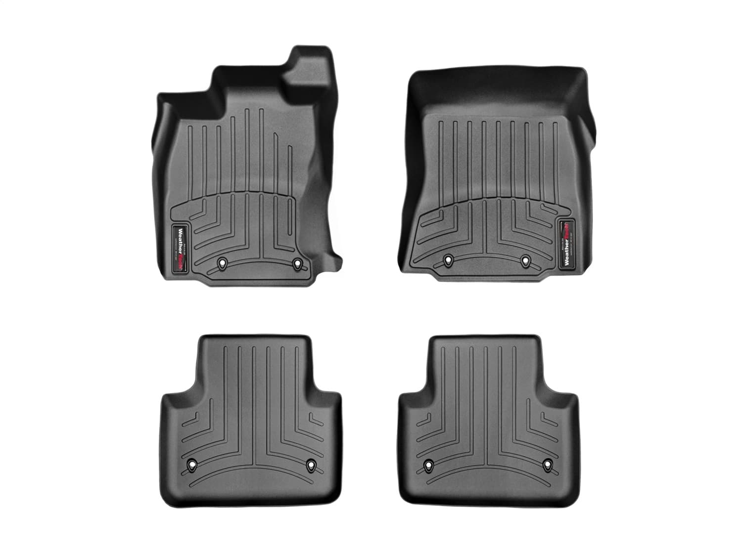 Weathertech - 447541-444473 - Front and Rear - Floor Mat Set image 1