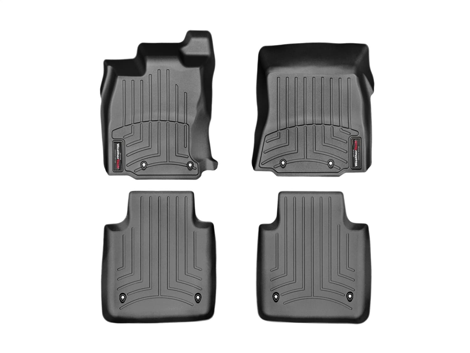 Weathertech - 447541-444474 - Front and Rear - Floor Mat Set image 1