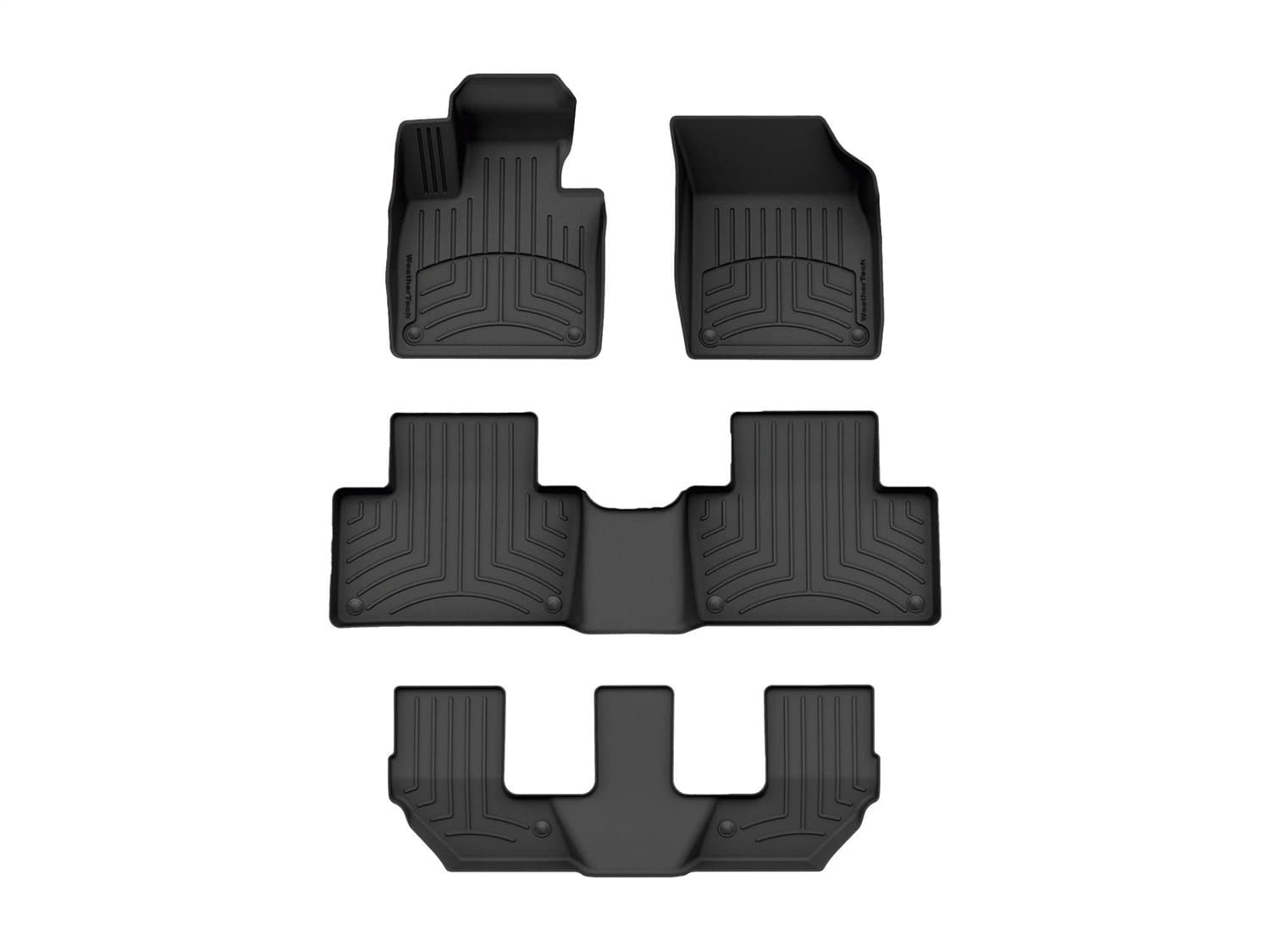 Weathertech - 44828-1-2-3IM - Front Rear and Third Row - Floor Mat Set image 1