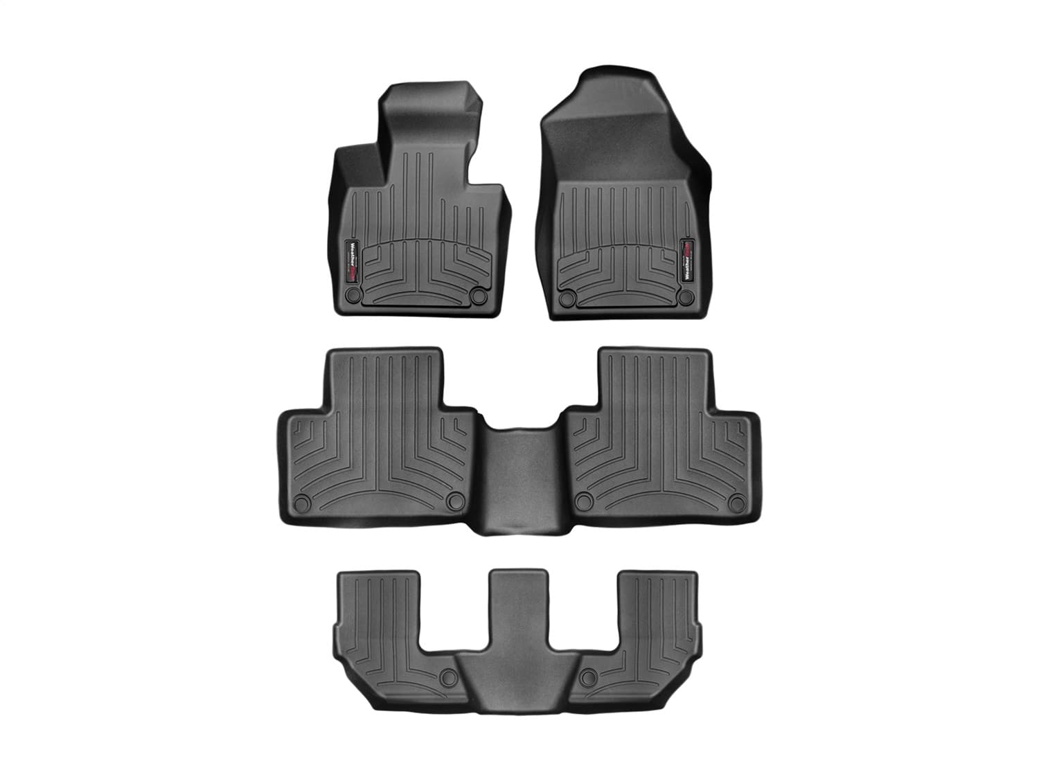 Weathertech - 44828-1-2-3 - Front Rear and Third Row - Floor Mat Set image 1