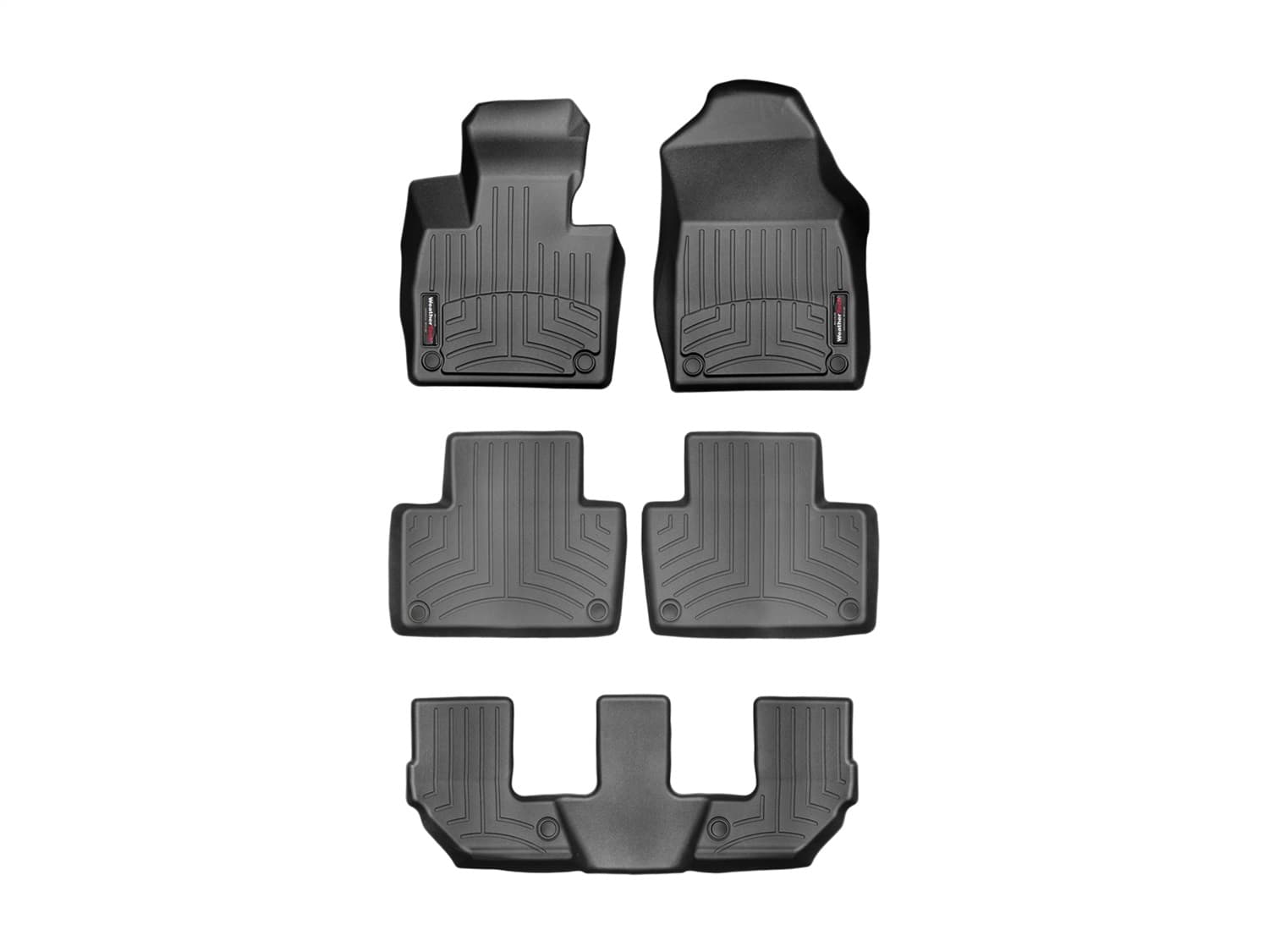 Weathertech - 44828-1-4-3 - Front Rear and Third Row - Floor Mat Set image 1