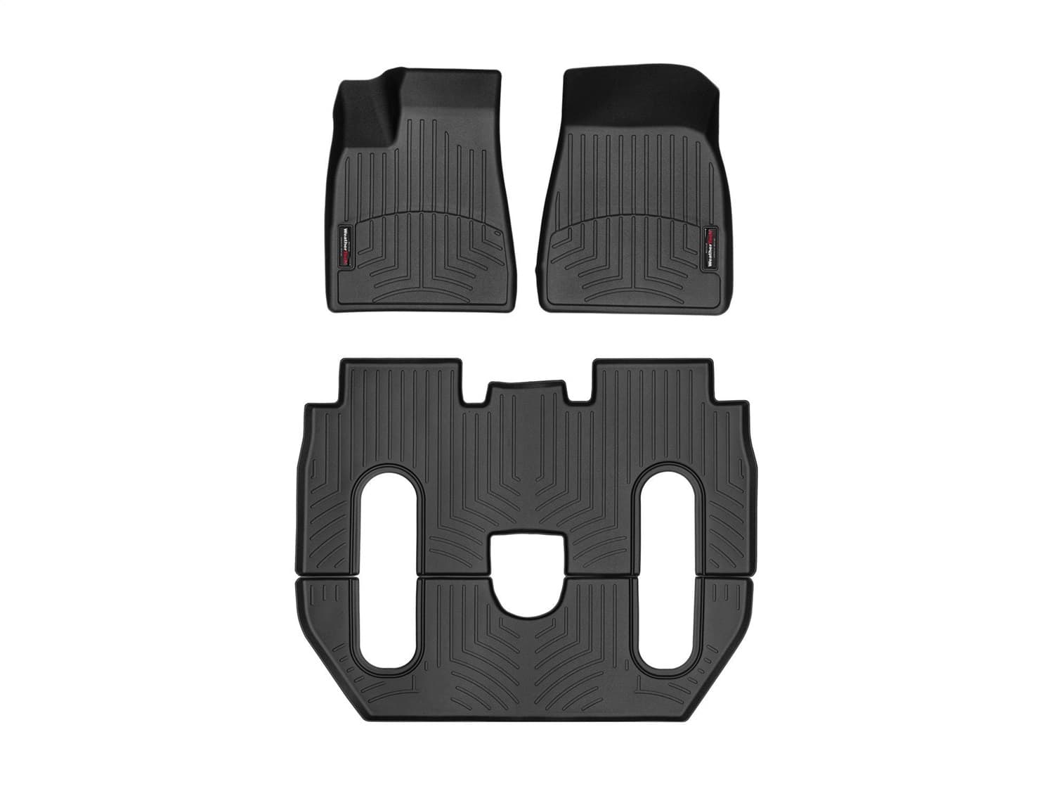 Weathertech - 44869-1-8 - Front Rear and Third Row - Floor Mat Set image 1