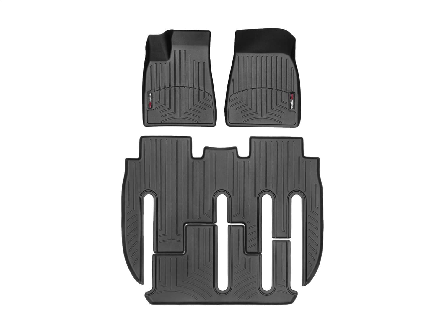 Weathertech - 44869-1-9 - Front Rear and Third Row - Floor Mat Set image 1