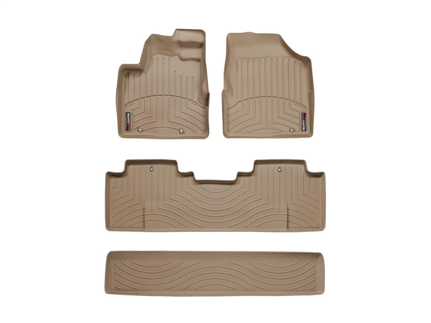 Weathertech - 45050-1-2 - Front and Rear - Floor Mat Set image 1