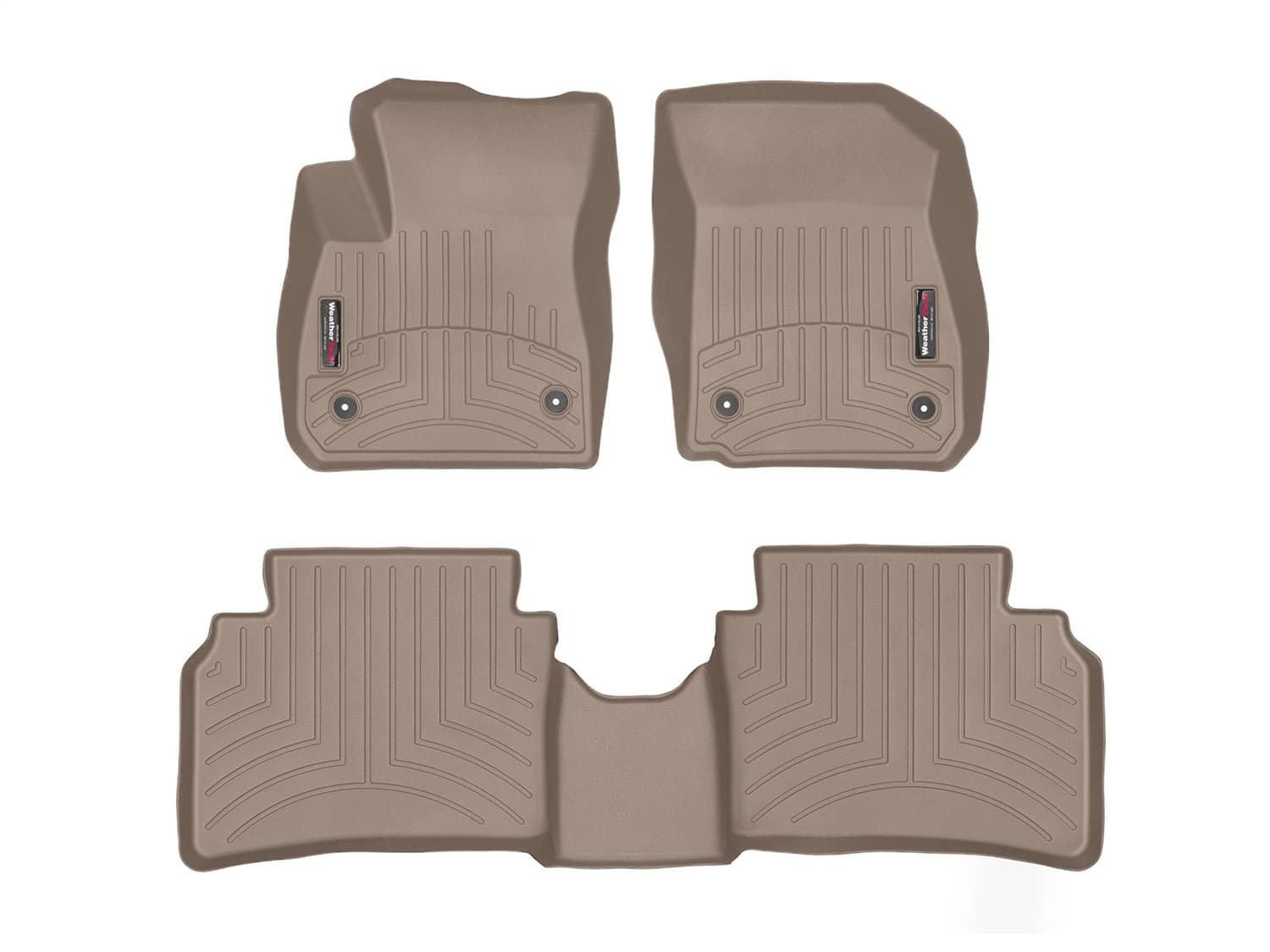 Weathertech - 451250-1-2 - Front and Rear - Floor Mat Set image 1