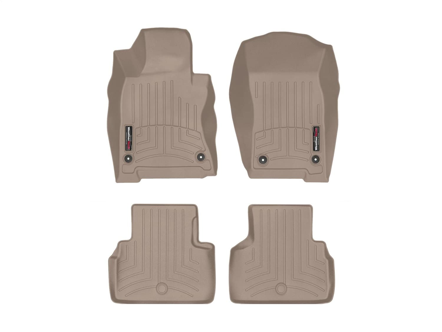 Weathertech - 451258-1-2 - Front and Rear - Floor Mat Set image 1