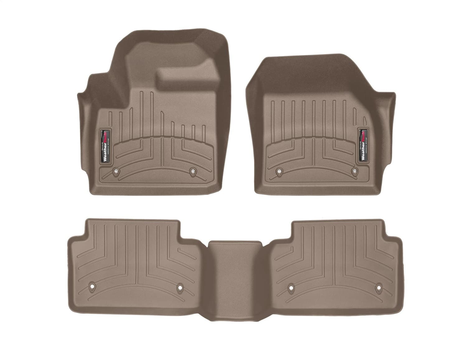 Weathertech - 451358-1-2 - Front and Rear - Floor Mat Set image 1