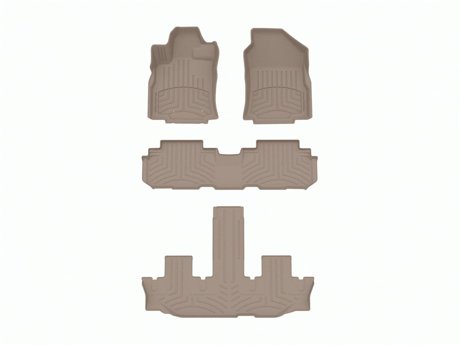 Weathertech - 451475-1-2-3IM - Front Rear and Third Row - Floor Mat Set image 1