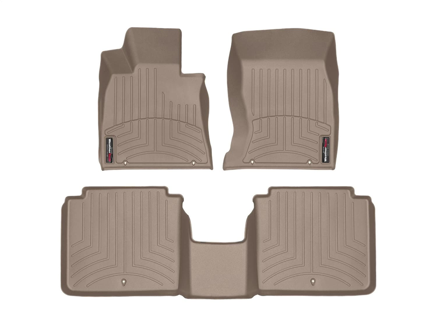 Weathertech - 451484-1-2 - Front and Rear - Floor Mat Set image 1