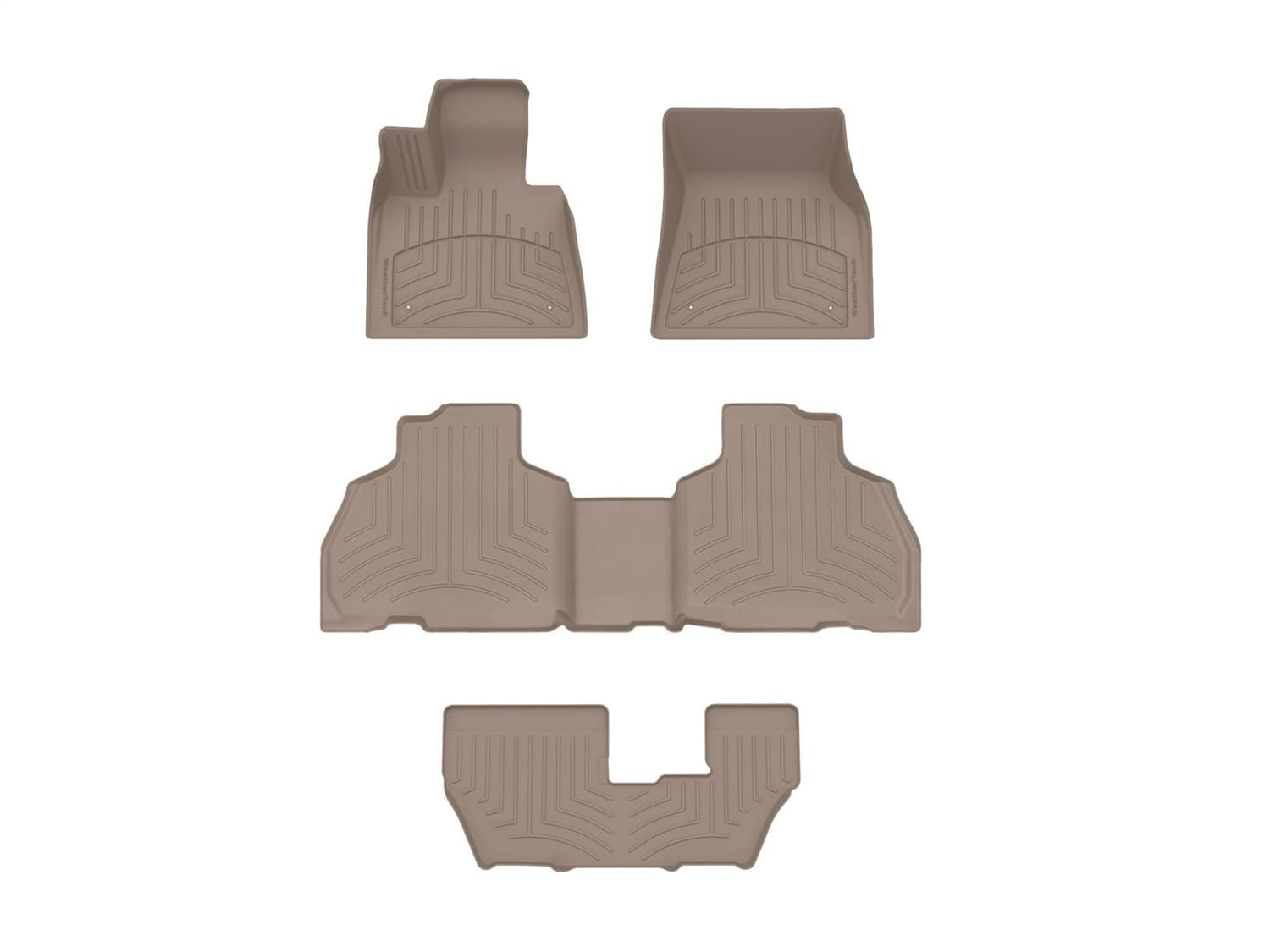 Weathertech - 451507-1-3-4IM - Front Rear and Third Row - Floor Mat Set image 1