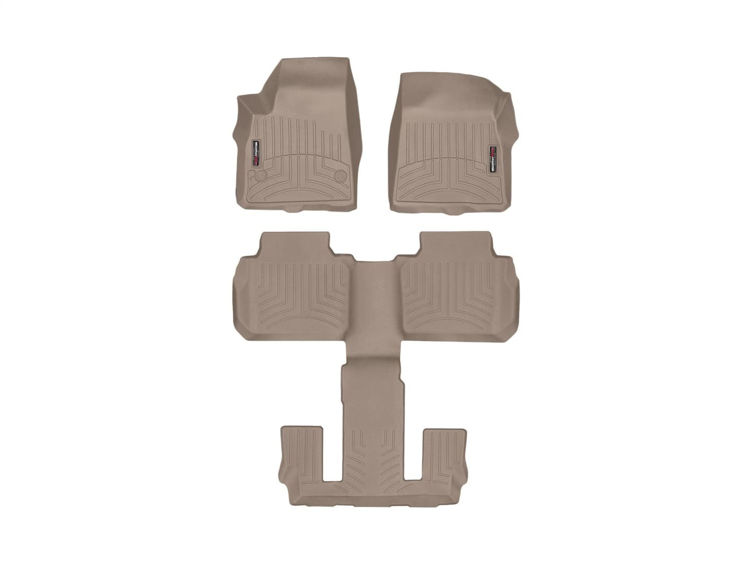 Weathertech - 4515741-4510803 - Front Rear and Third Row - Floor Mat Set image 1