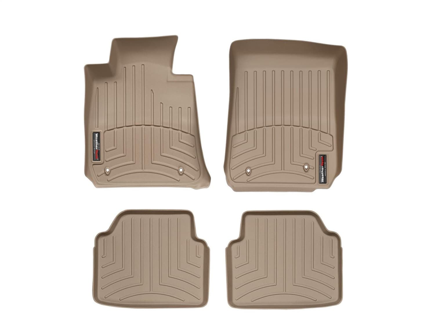 Weathertech - 451581-451463 - Front and Rear - Floor Mat Set image 1