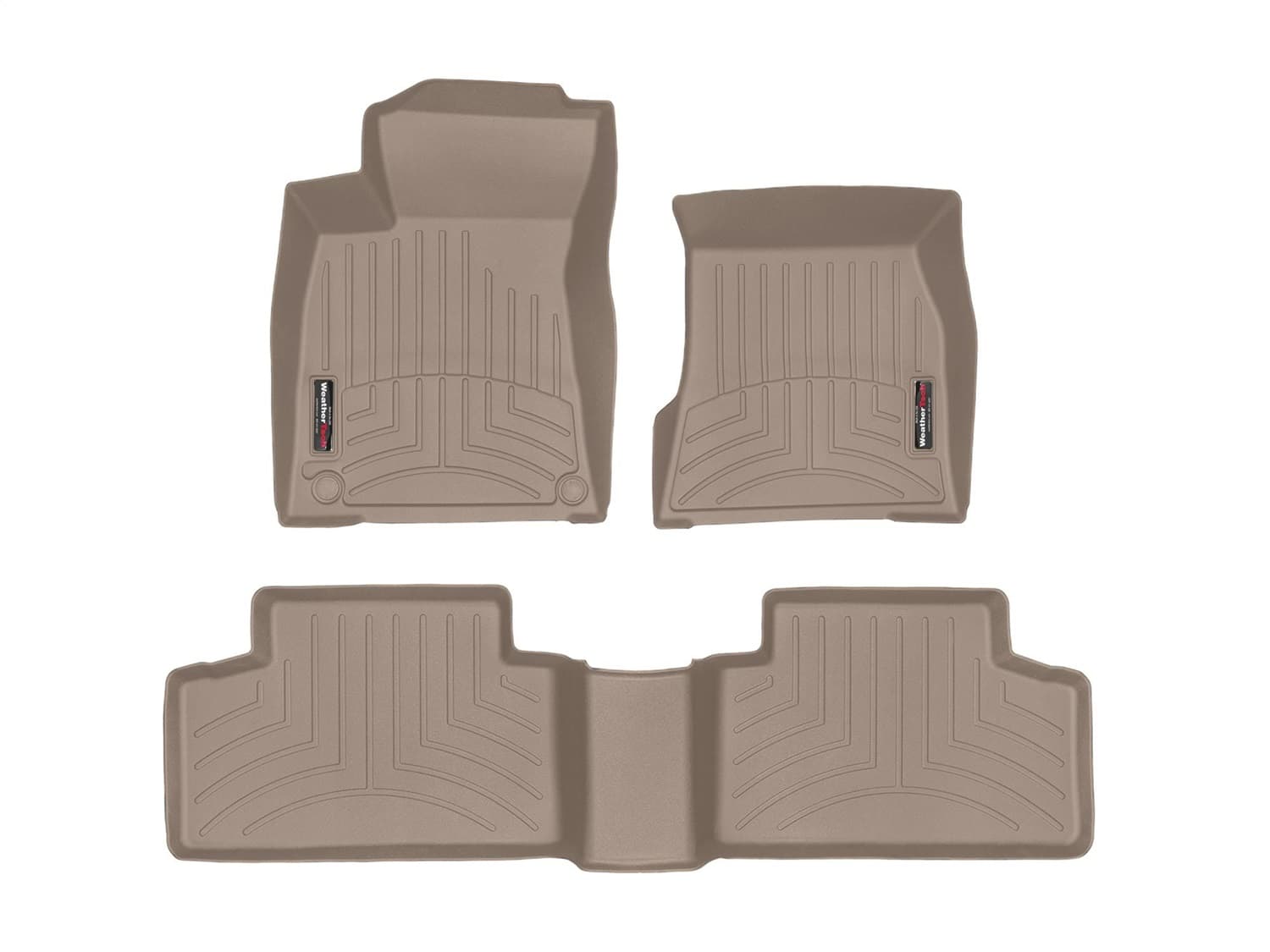 Weathertech - 451593-1-2 - Front and Rear - Floor Mat Set image 1