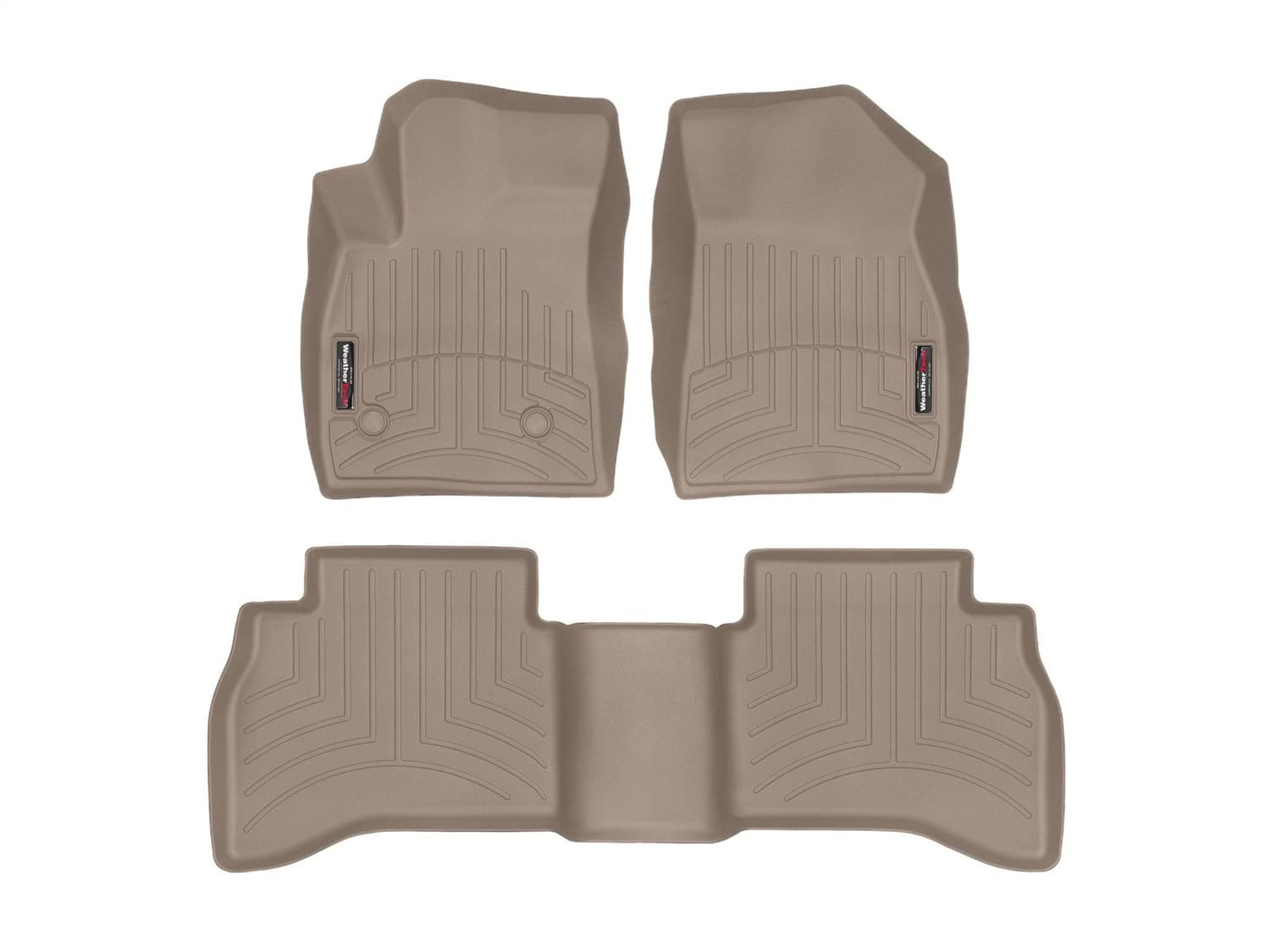 Weathertech - 451617-1-5 - Front Rear and Third Row - Floor Mat Set image 1