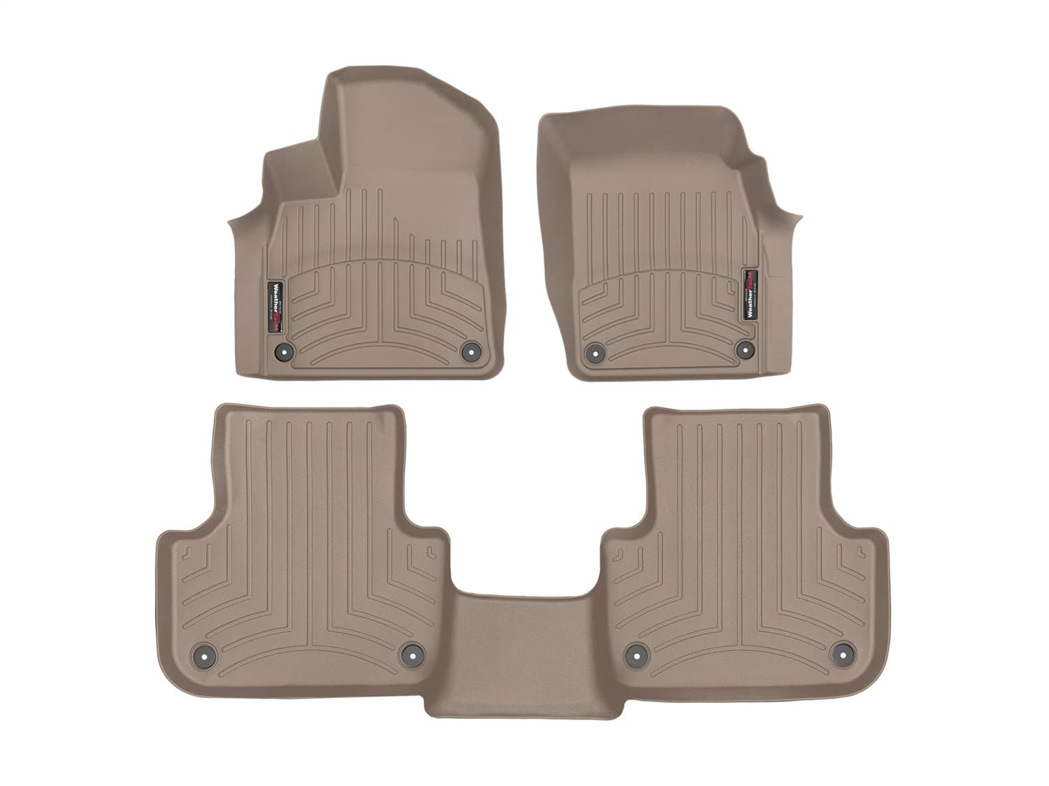 Weathertech - 4516451-458874 - Front and Rear - Floor Mat Set image 1