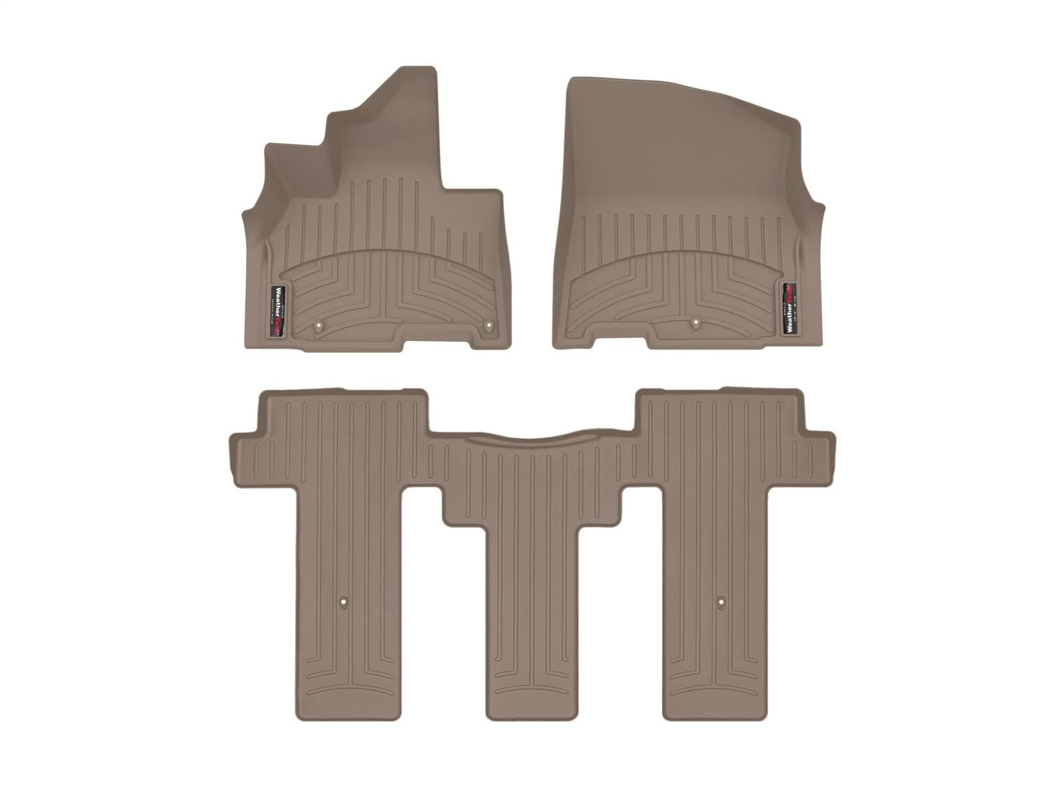 Weathertech - 451672-1-2 - Front and Rear - Floor Mat Set image 1