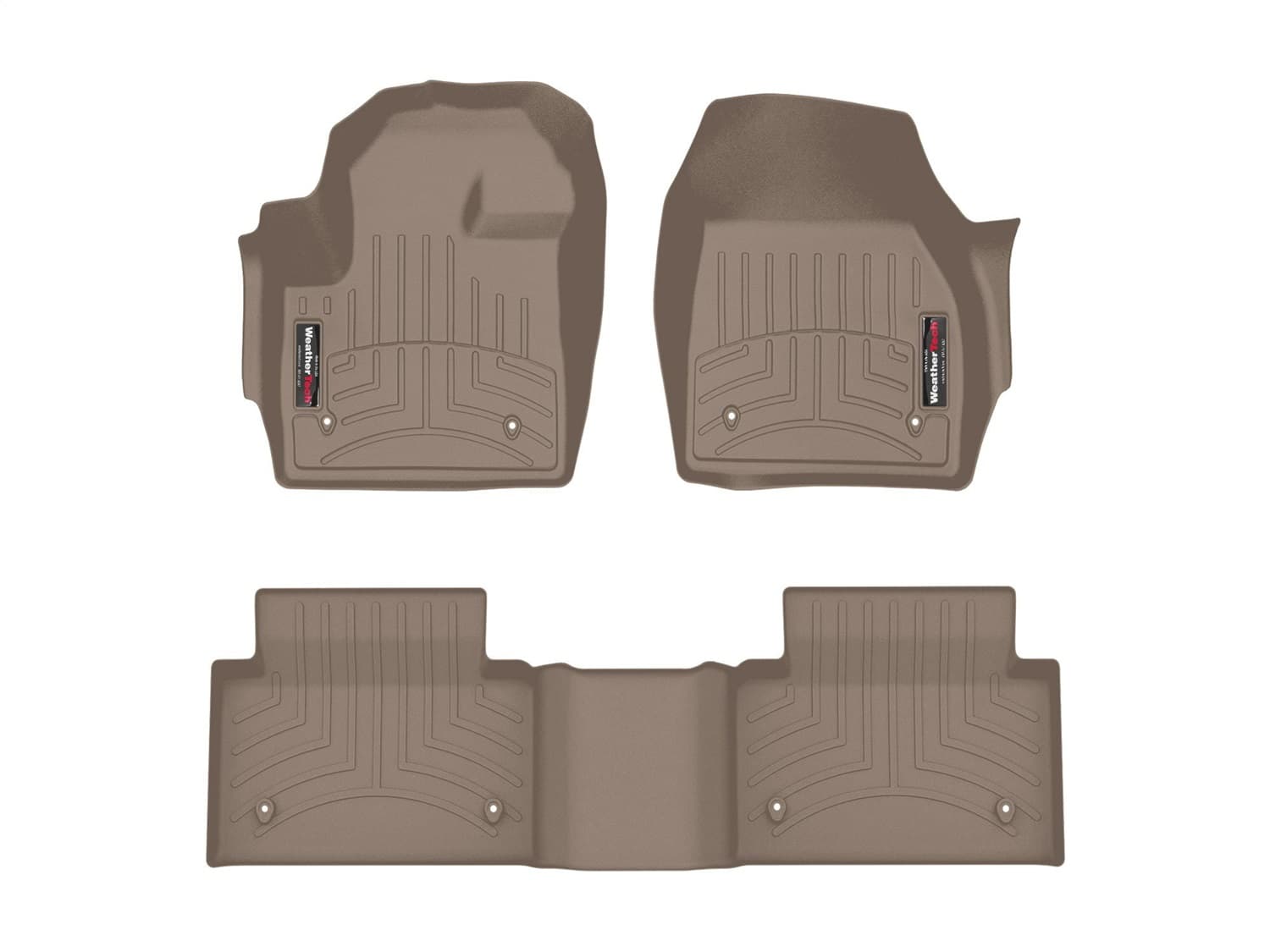 Weathertech - 451686-1-2 - Front and Rear - Floor Mat Set image 1