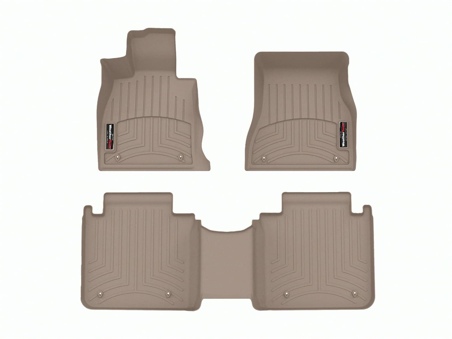 Weathertech - 451790-1-2 - Front and Rear - Floor Mat Set image 1