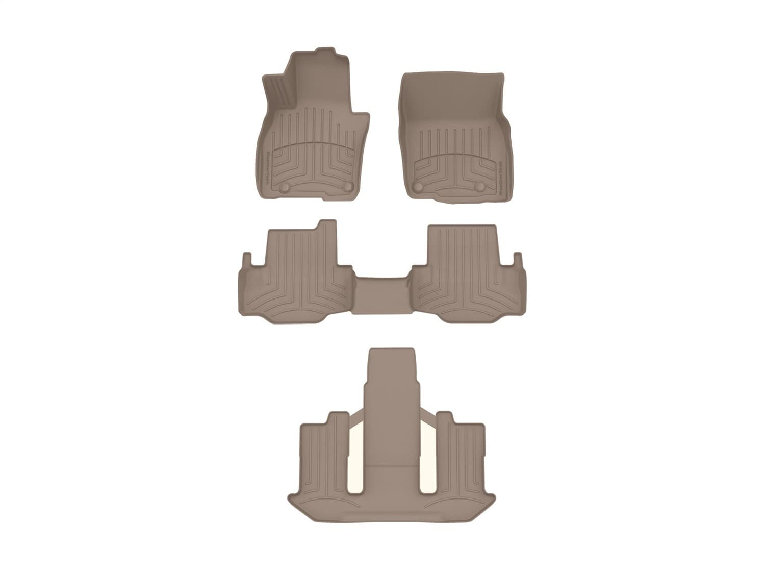 Weathertech - 451813-1-3-5IM - Front Rear and Third Row - Floor Mat Set image 1