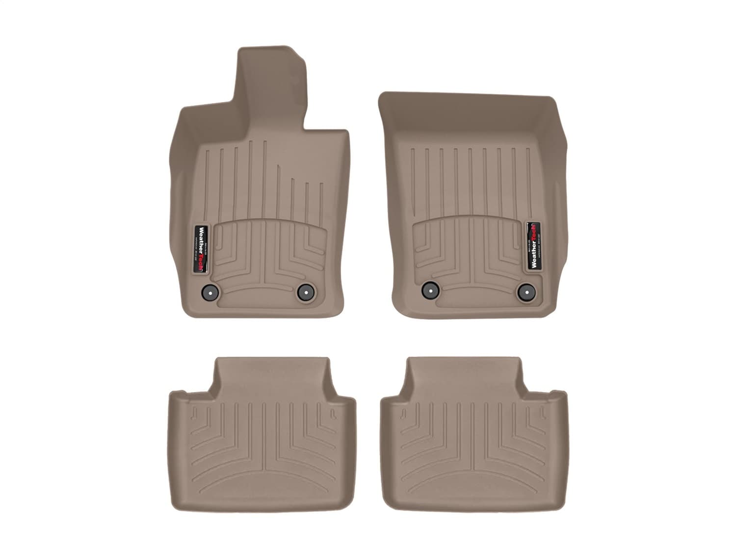 Weathertech - 4519301-4511802 - Front and Rear - Floor Mat Set image 1