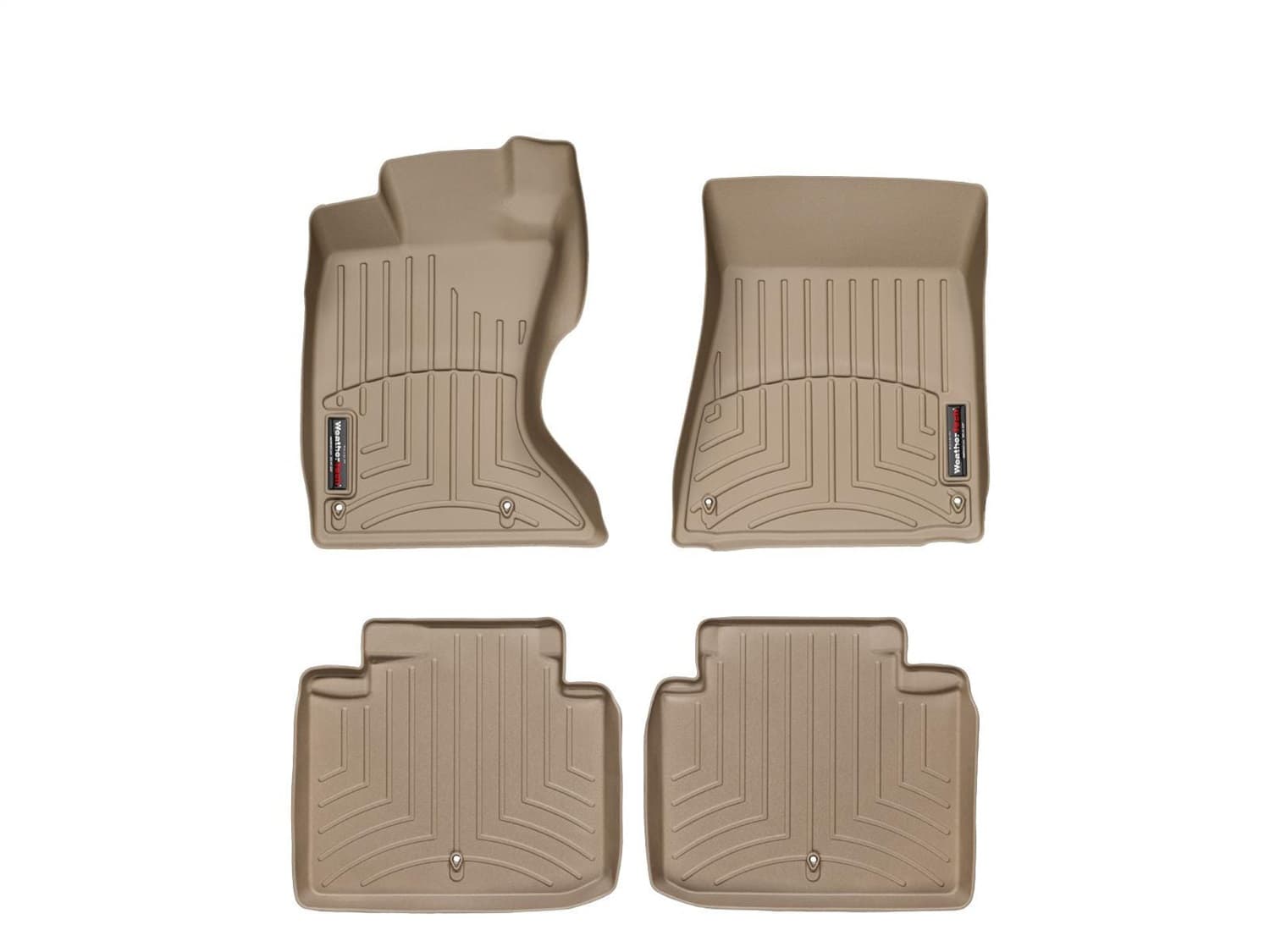 Weathertech - 452061-452052 - Front and Rear - Floor Mat Set image 1