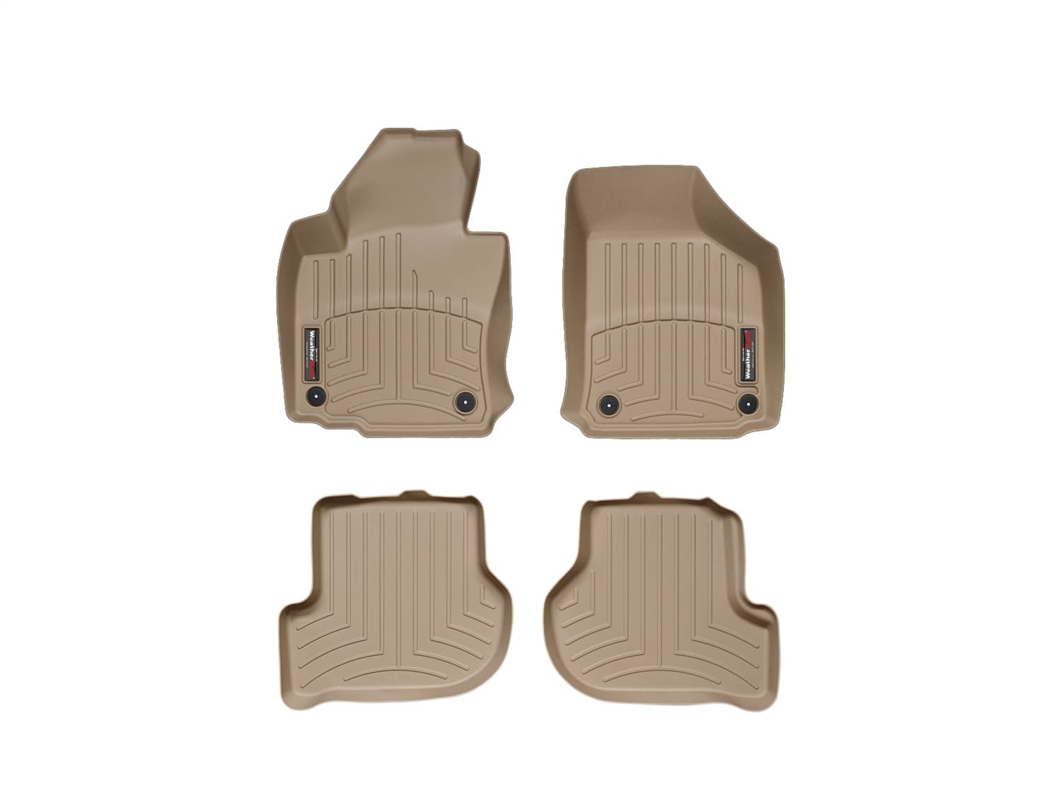 Weathertech - 452691-450802 - Front and Rear - Floor Mat Set image 1