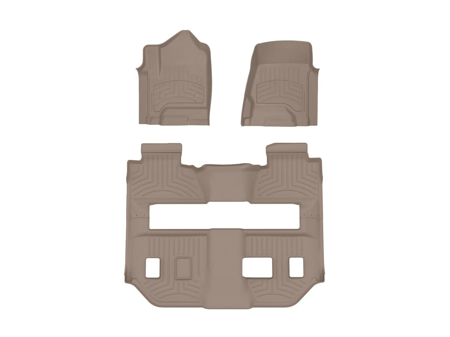 Weathertech - 45607-1-8IM - Front Rear and Third Row - Floor Mat Set image 1