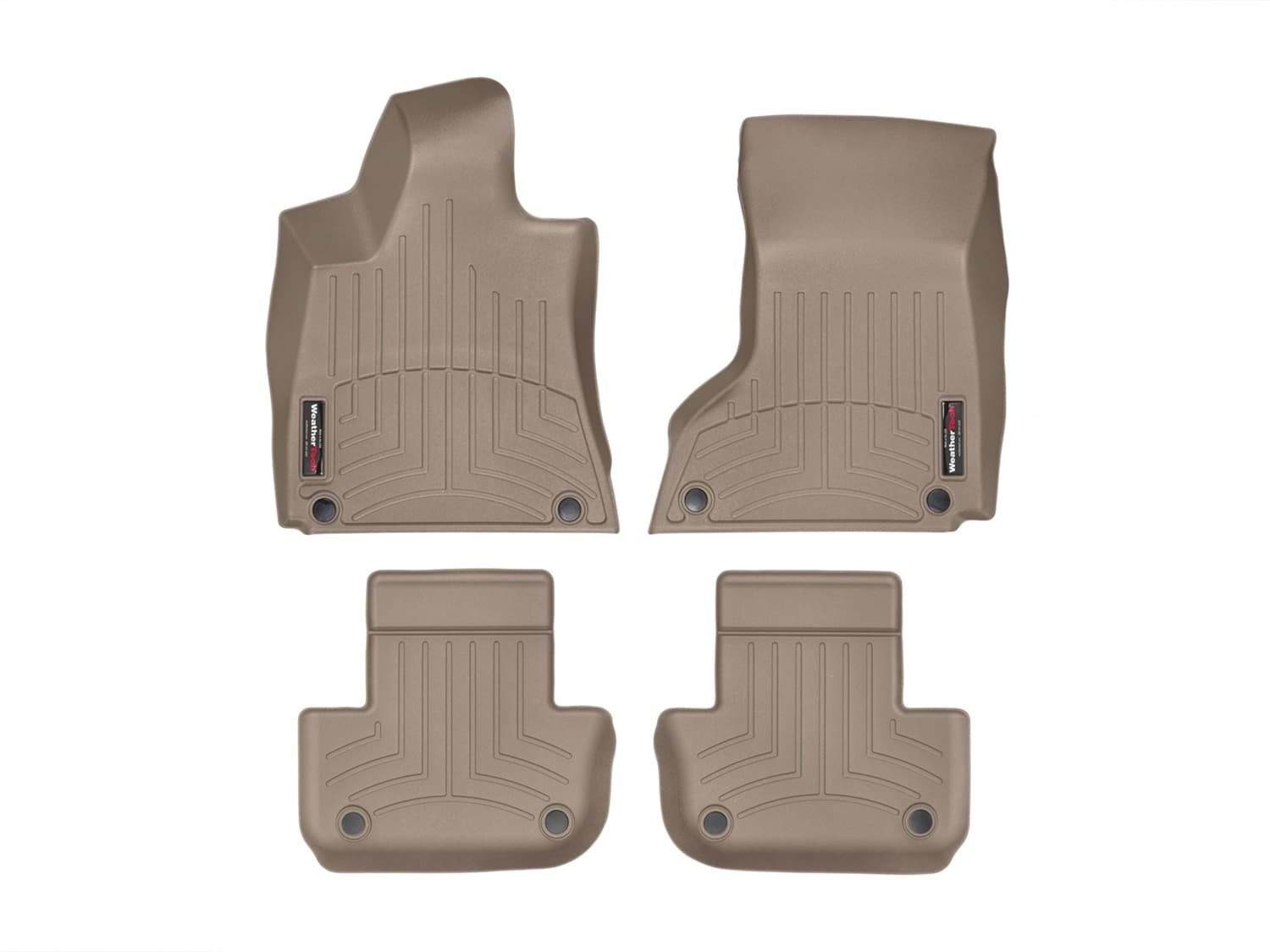 Weathertech - 456101-455653 - Front and Rear - Floor Mat Set image 1