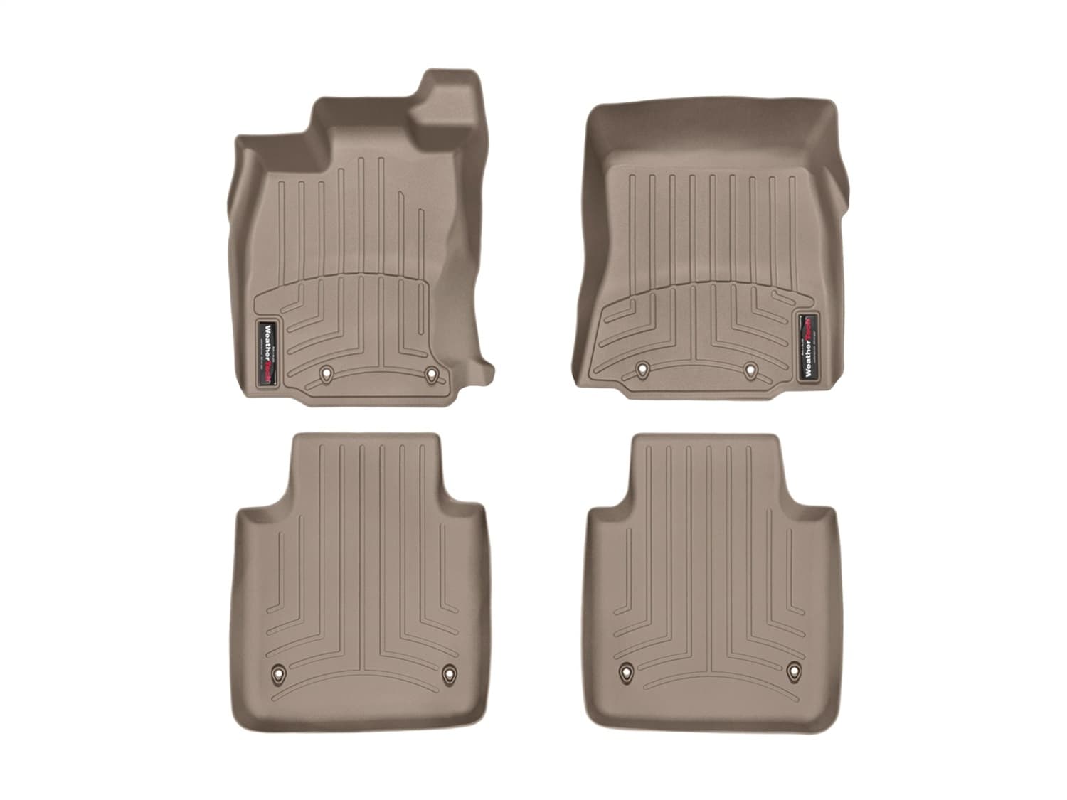 Weathertech - 457541-454474 - Front and Rear - Floor Mat Set image 1