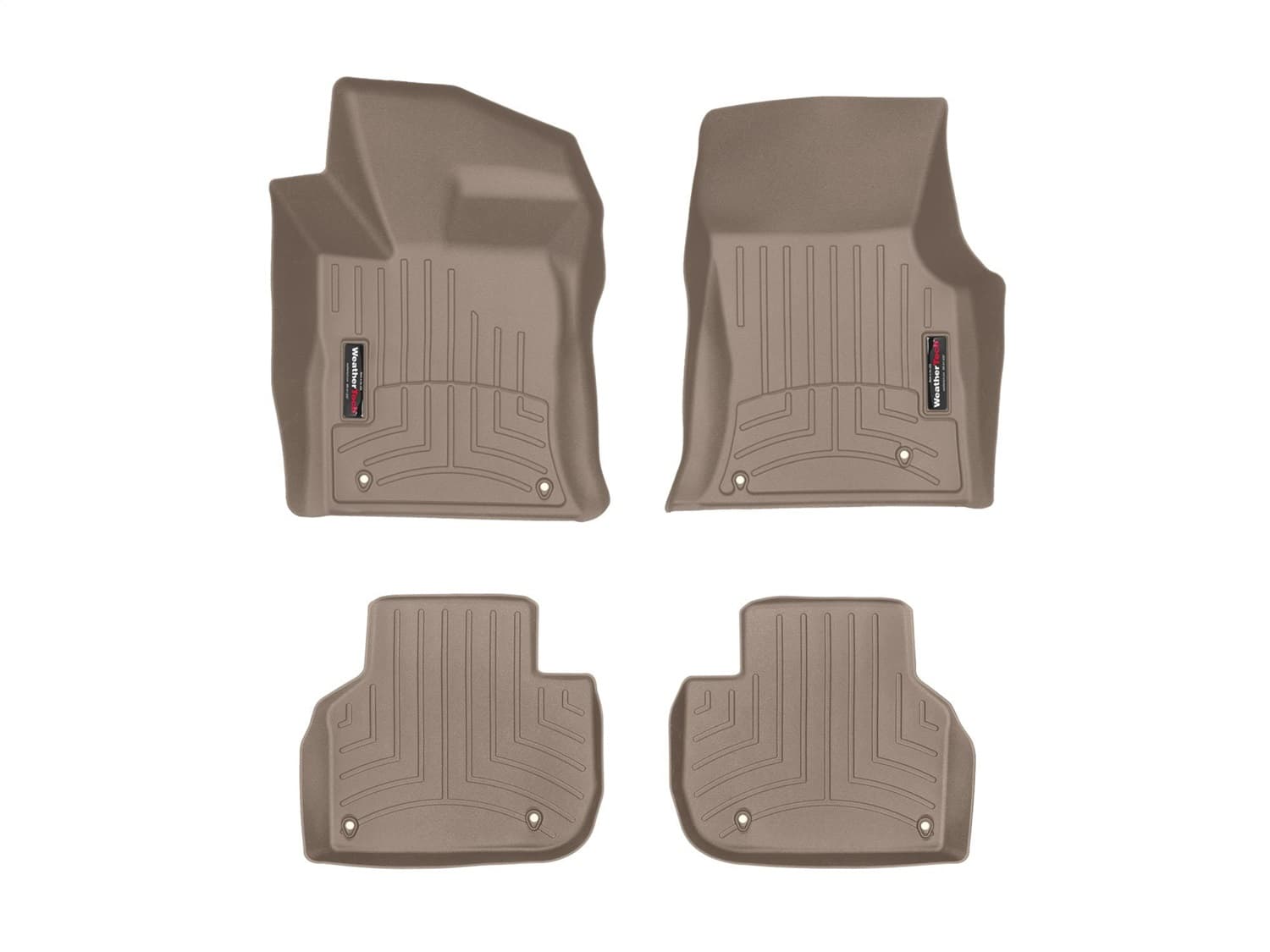 Weathertech - 458641-4510032 - Front and Rear - Floor Mat Set image 1