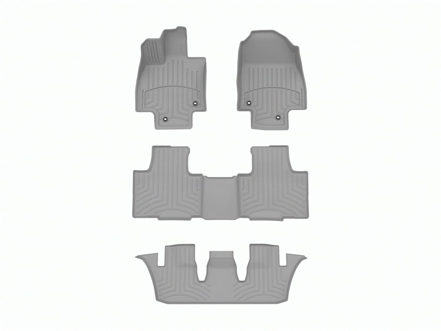 Weathertech - 461827-1-4-3IM - Front Rear and Third Row - Floor Mat Set image 1