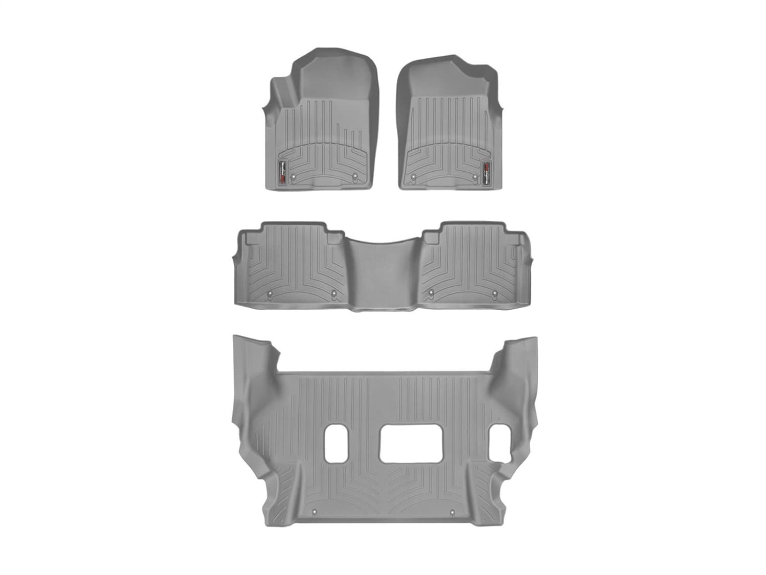 Weathertech - 46336-1-2-469562 - Front Rear and Third Row - Floor Mat Set image 1