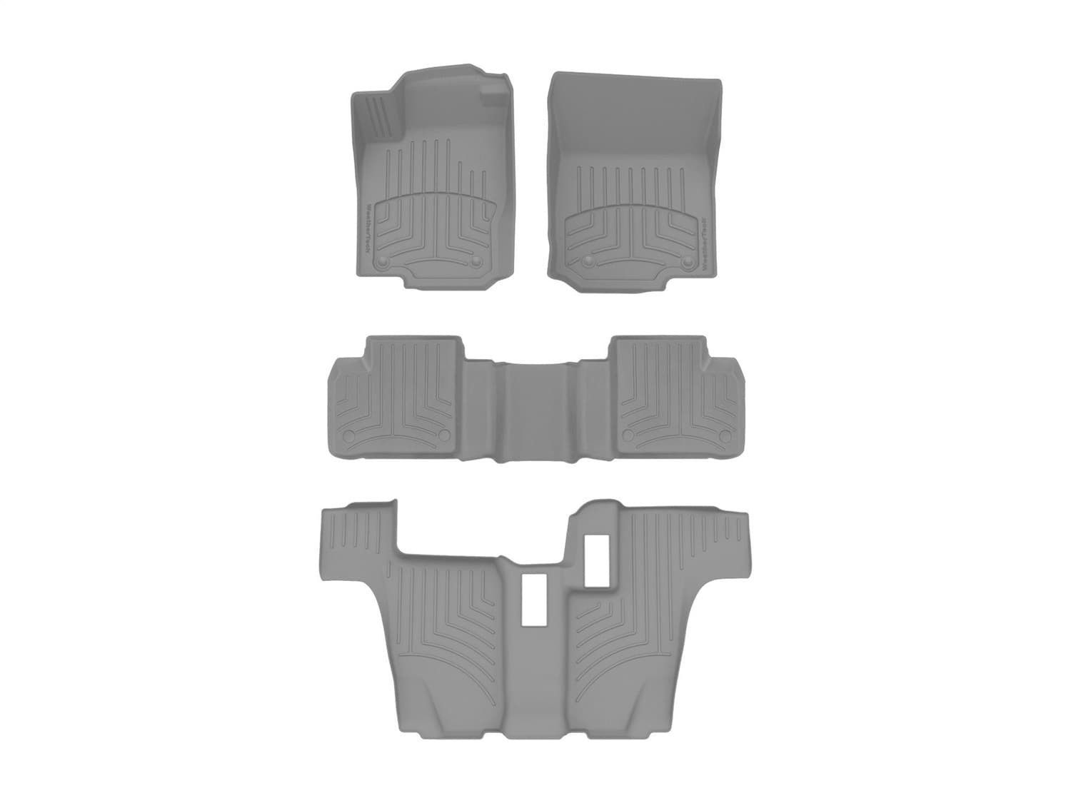 Weathertech - 46401-1-2-3IM - Front Rear and Third Row - Floor Mat Set image 1