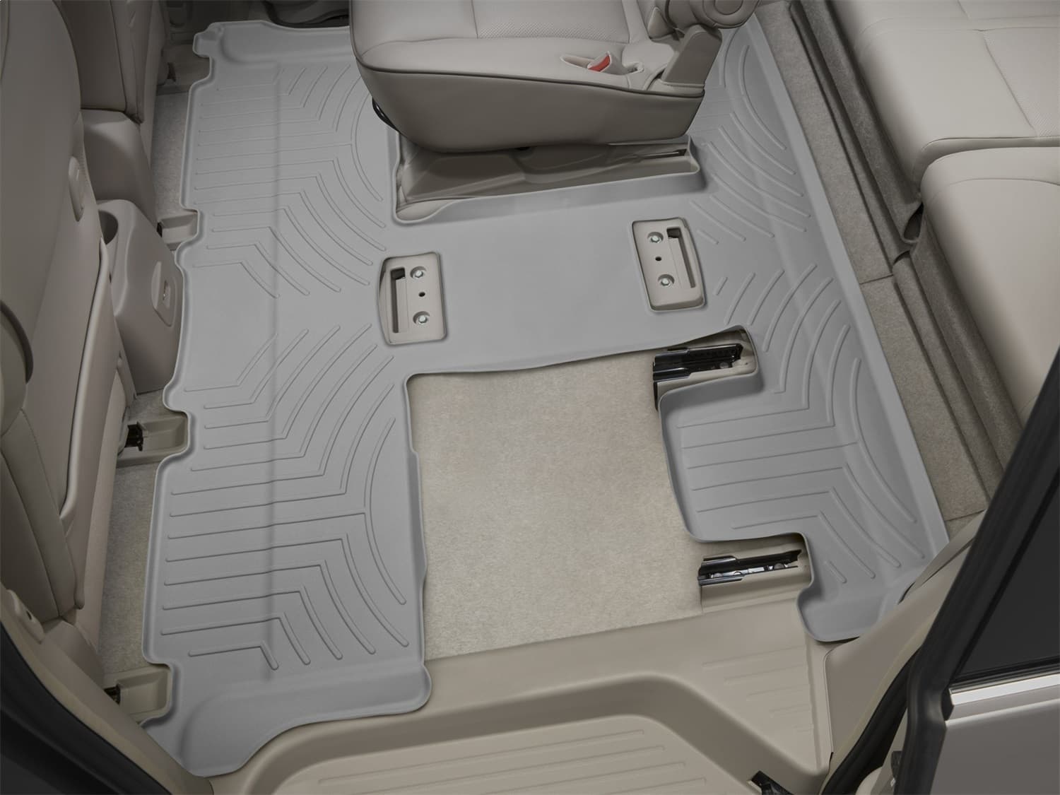 Weathertech - 463662 - Rear and Third Row - Floor Mat Set image 12